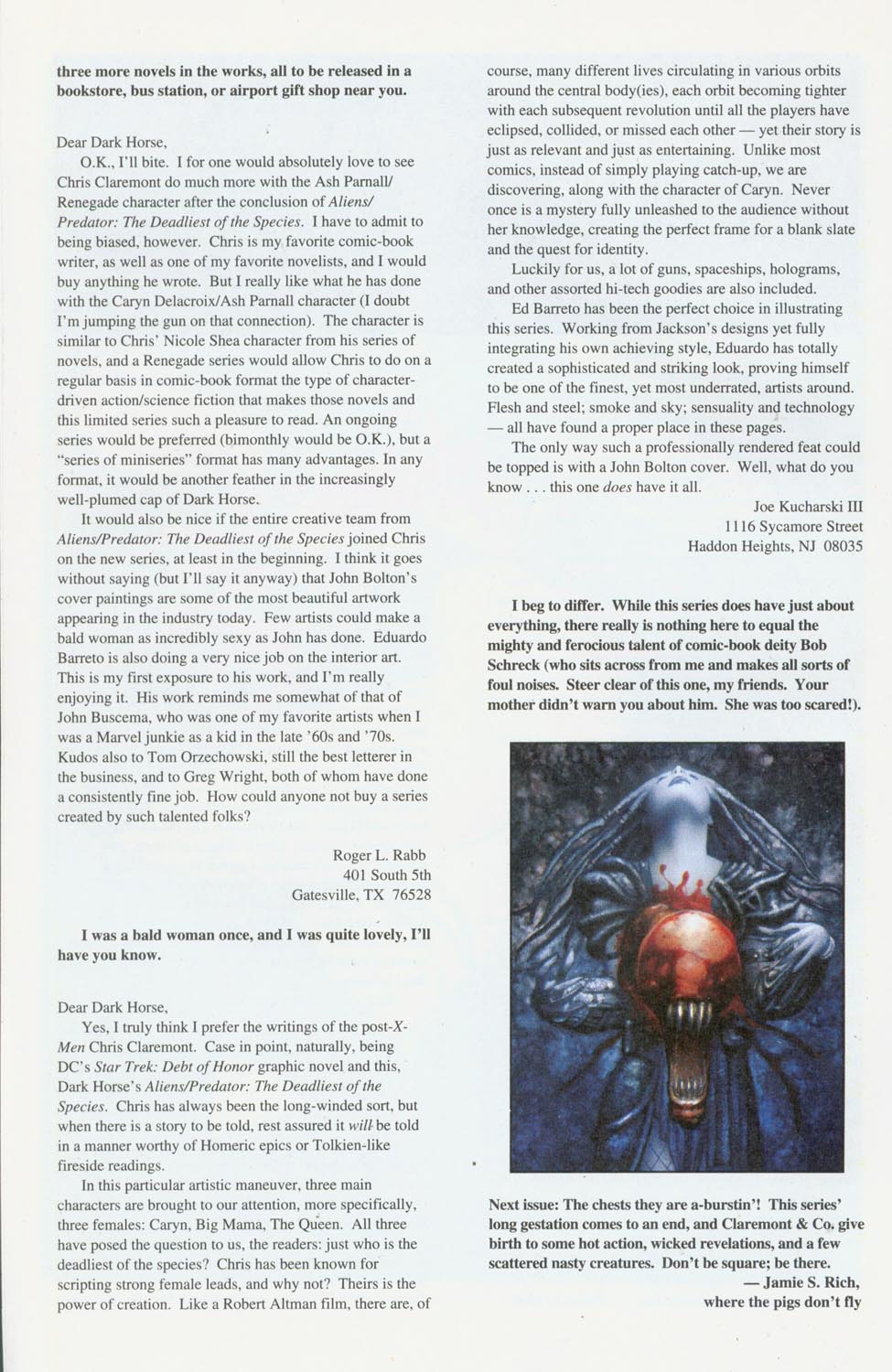 Read online Aliens/Predator: The Deadliest of the Species comic -  Issue #11 - 27