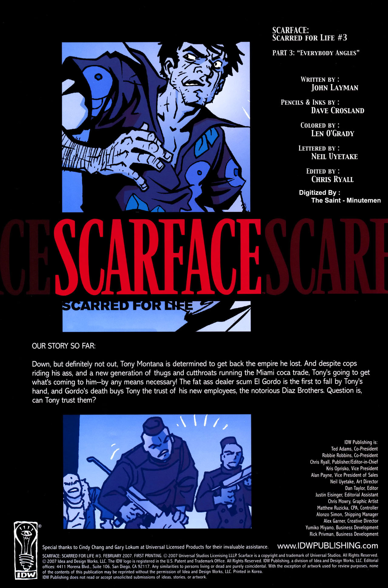 Read online Scarface: Scarred for Life comic -  Issue #3 - 2