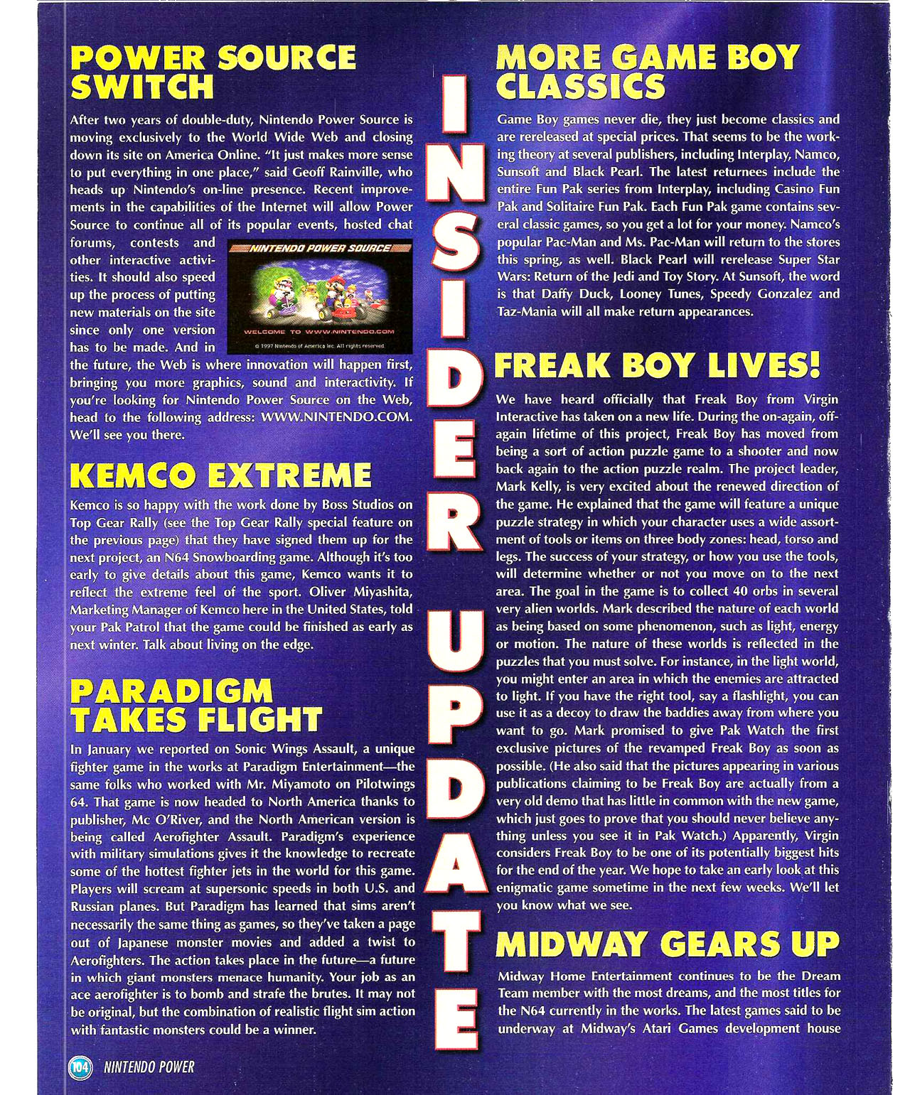 Read online Nintendo Power comic -  Issue #95 - 115