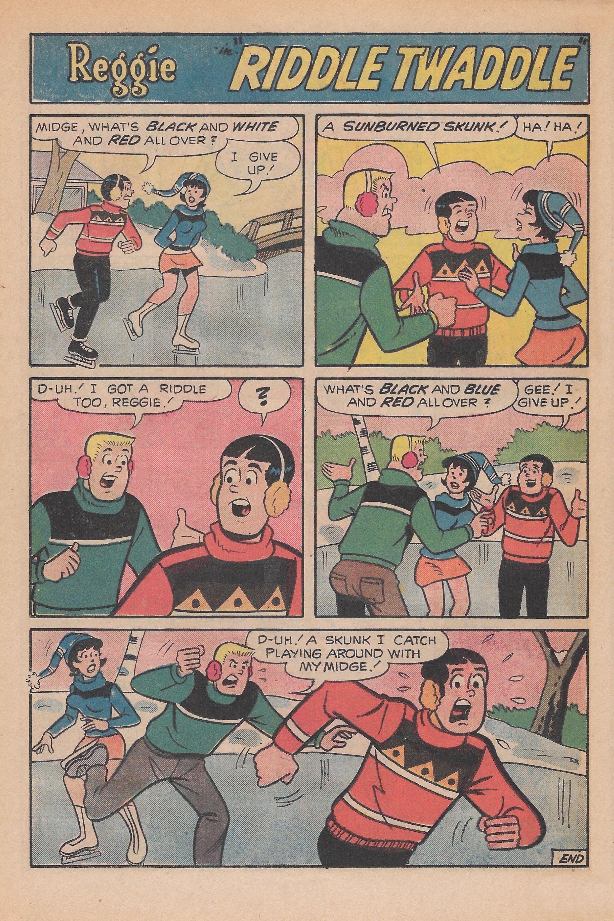 Read online Reggie's Wise Guy Jokes comic -  Issue #29 - 22