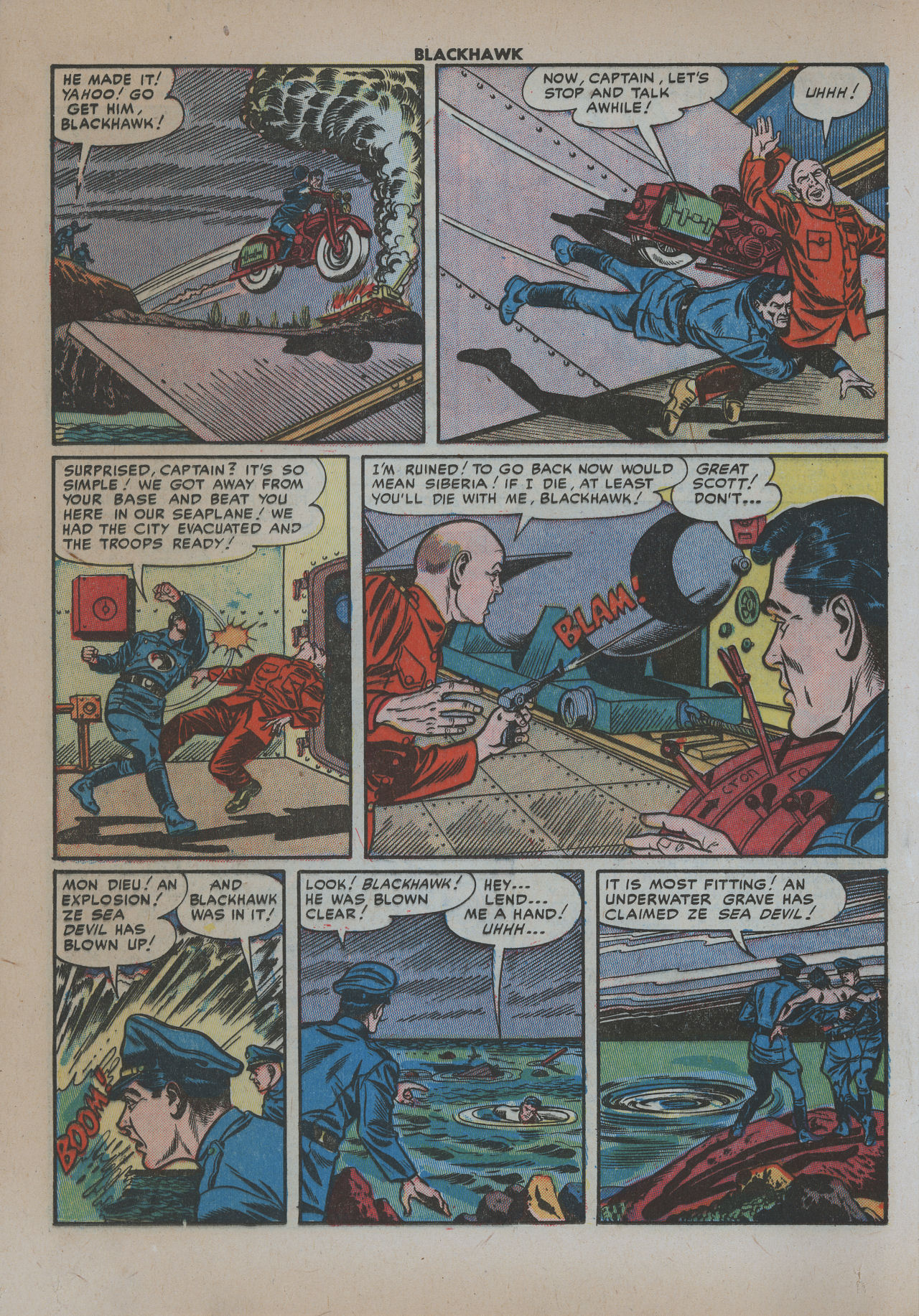 Read online Blackhawk (1957) comic -  Issue #59 - 12