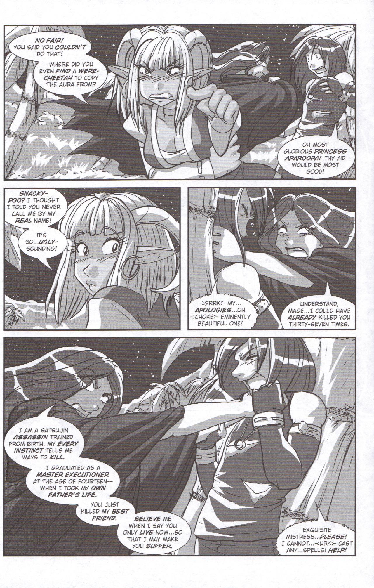 Read online Gold Digger/Ninja High School: Maidens of Twilight comic -  Issue #3 - 4