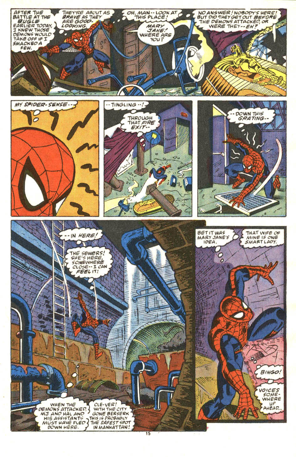 Read online Web of Spider-Man (1985) comic -  Issue #48 - 12