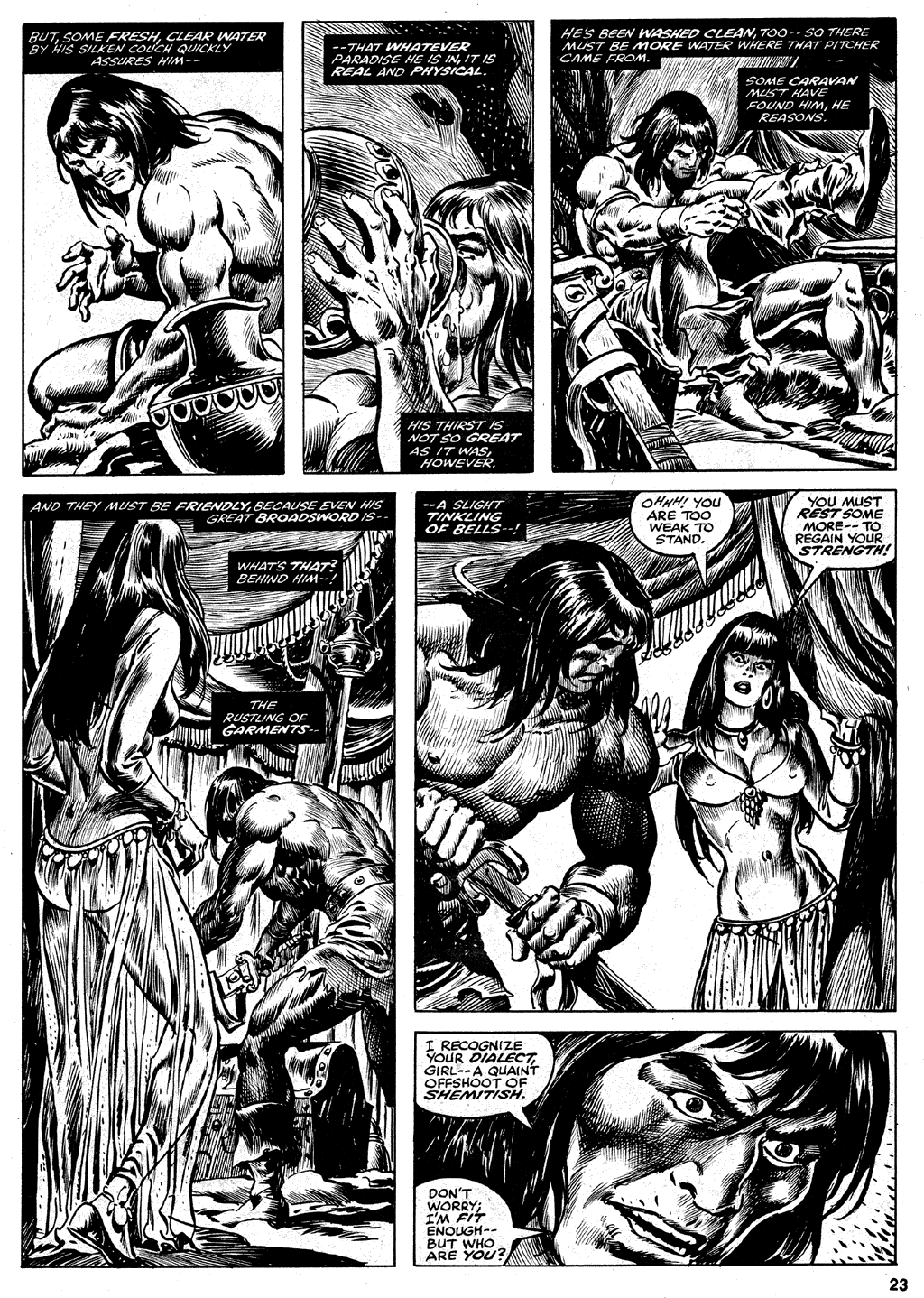 Read online The Savage Sword Of Conan comic -  Issue #35 - 23