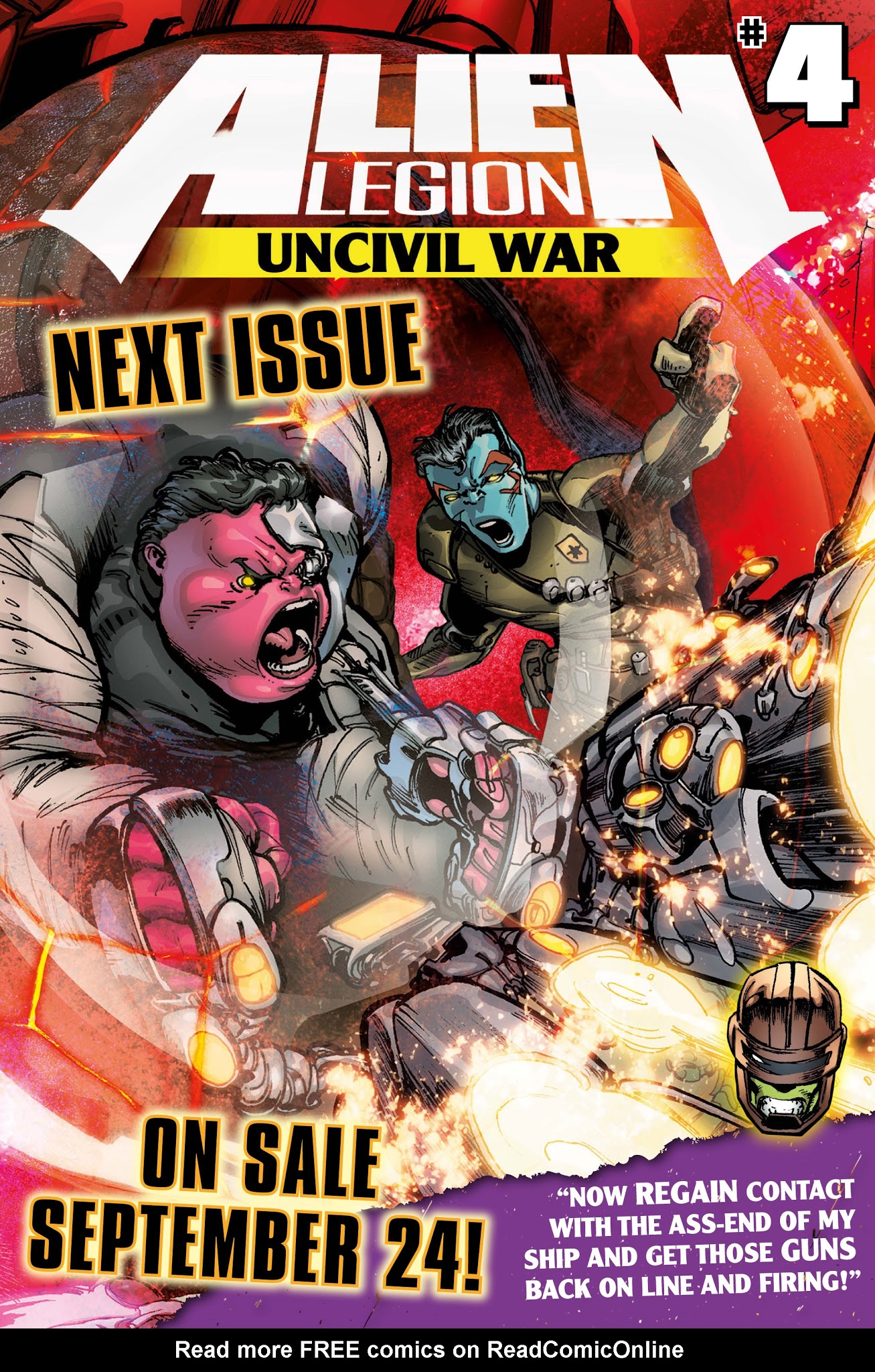 Read online Alien Legion: Uncivil War comic -  Issue # TPB - 87