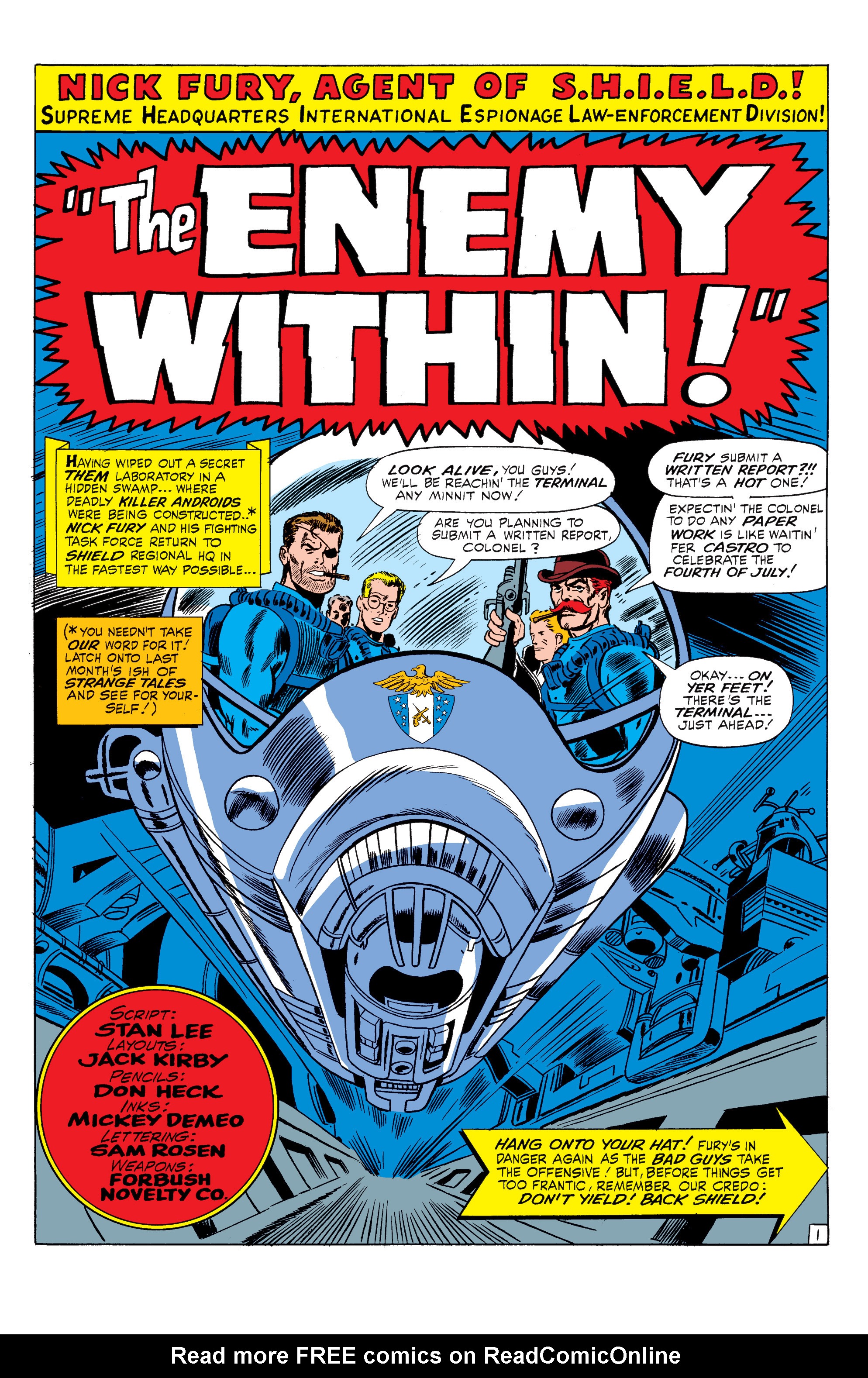 Read online S.H.I.E.L.D. by Lee & Kirby: The Complete Collection comic -  Issue # TPB - 196