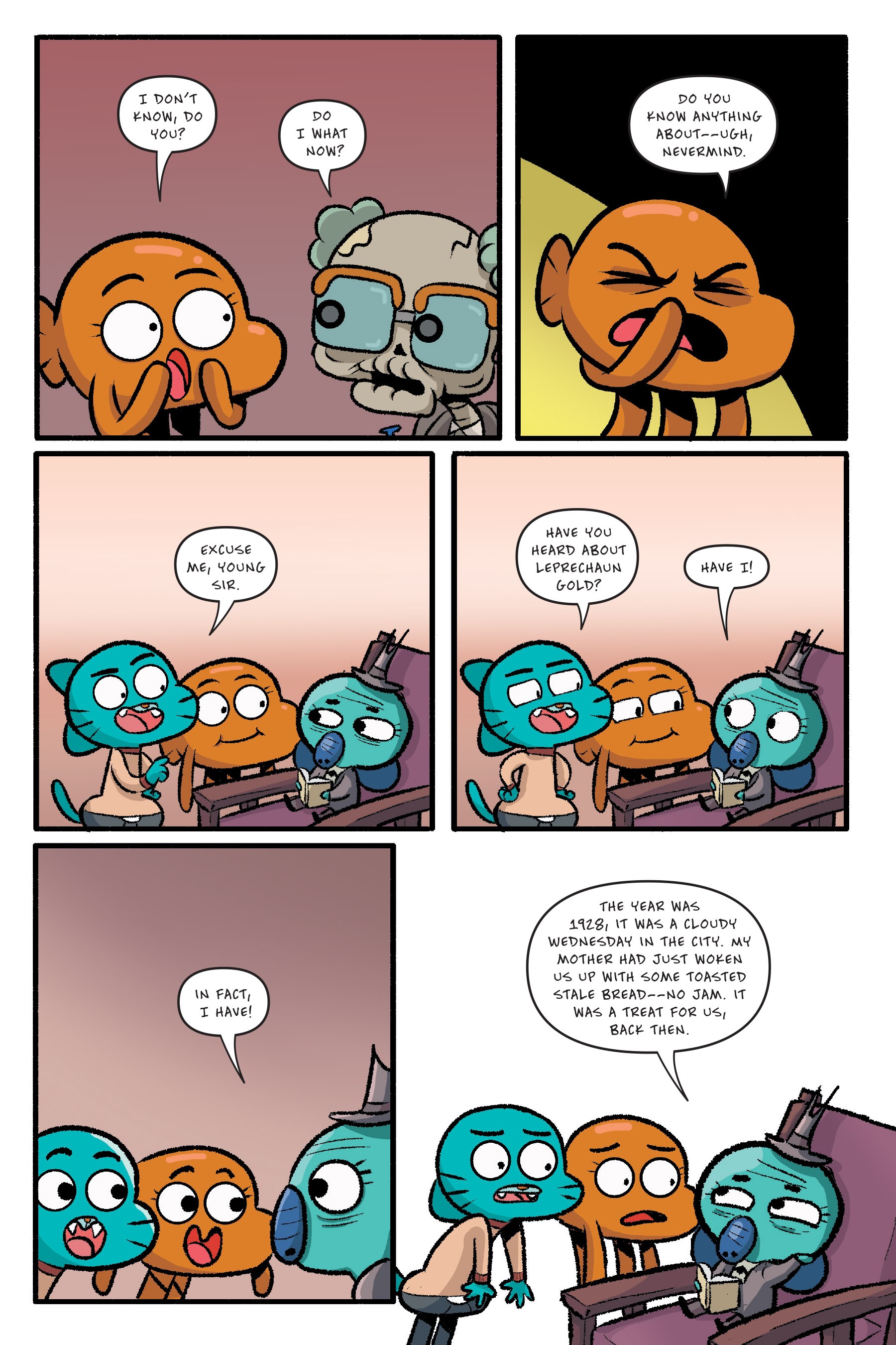 Read online The Amazing World of Gumball: The Storm comic -  Issue # TPB - 138