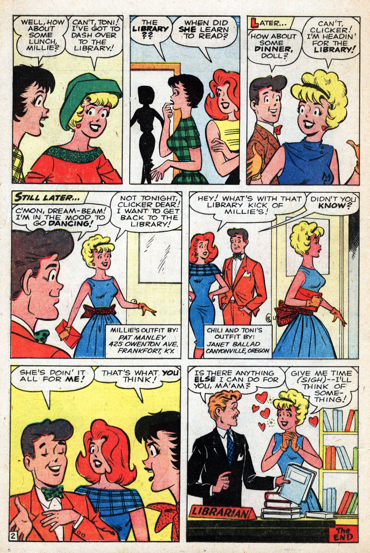 Read online Millie the Model comic -  Issue #102 - 24