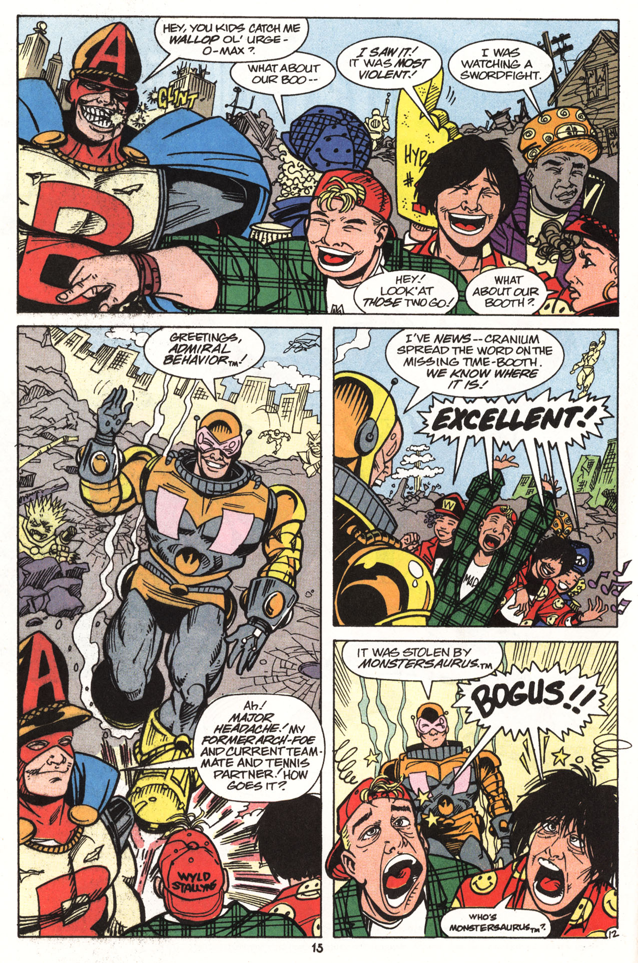 Read online Bill & Ted's Excellent Comic Book comic -  Issue #10 - 16