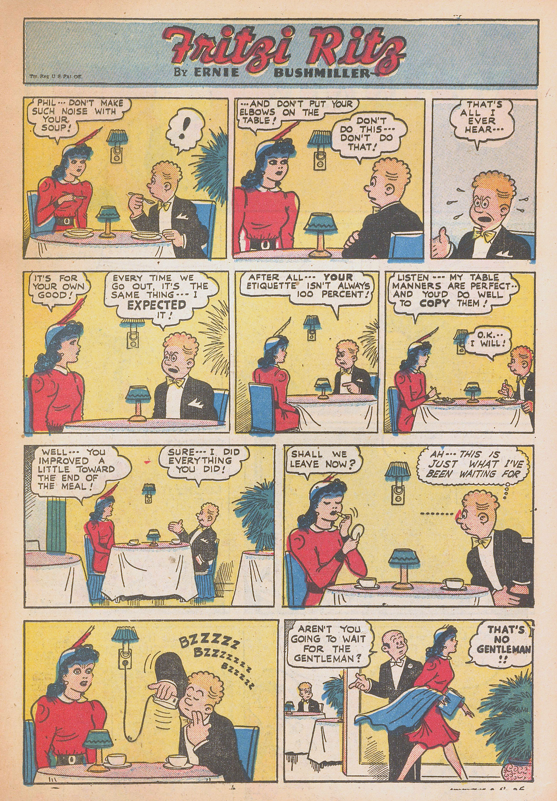 Read online Fritzi Ritz (1953) comic -  Issue #43 - 17
