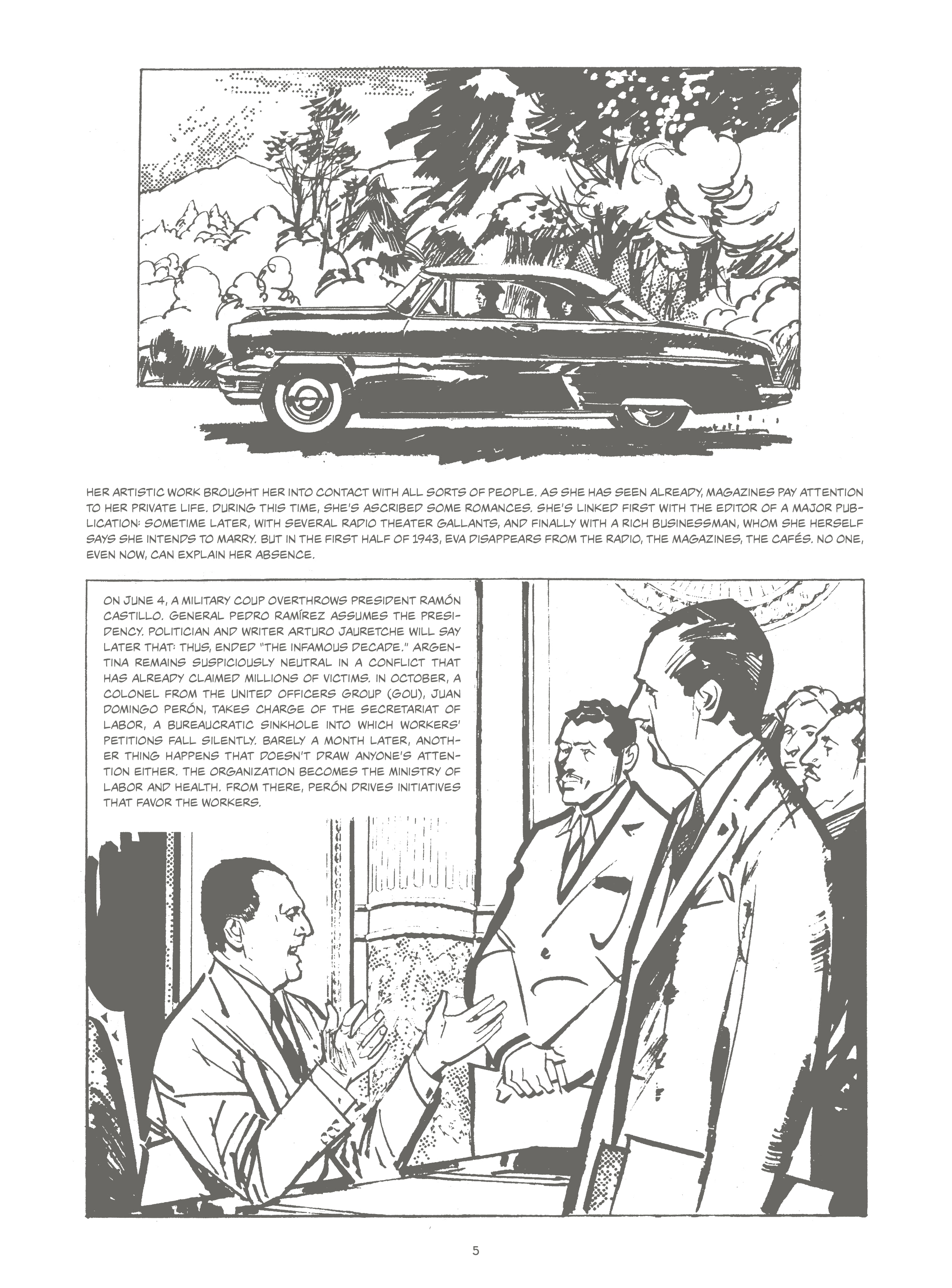 Read online Evita, the Life and Work of Eva Perón comic -  Issue # TPB - 10