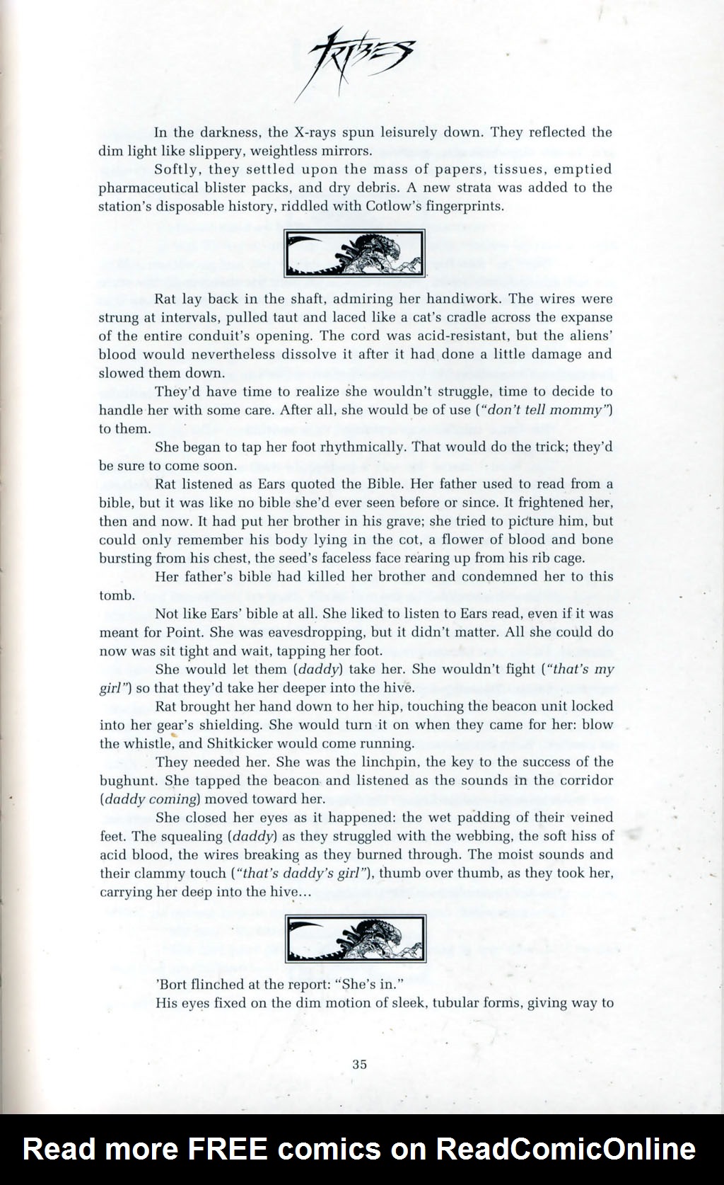 Read online Aliens: Tribes comic -  Issue # TPB - 36