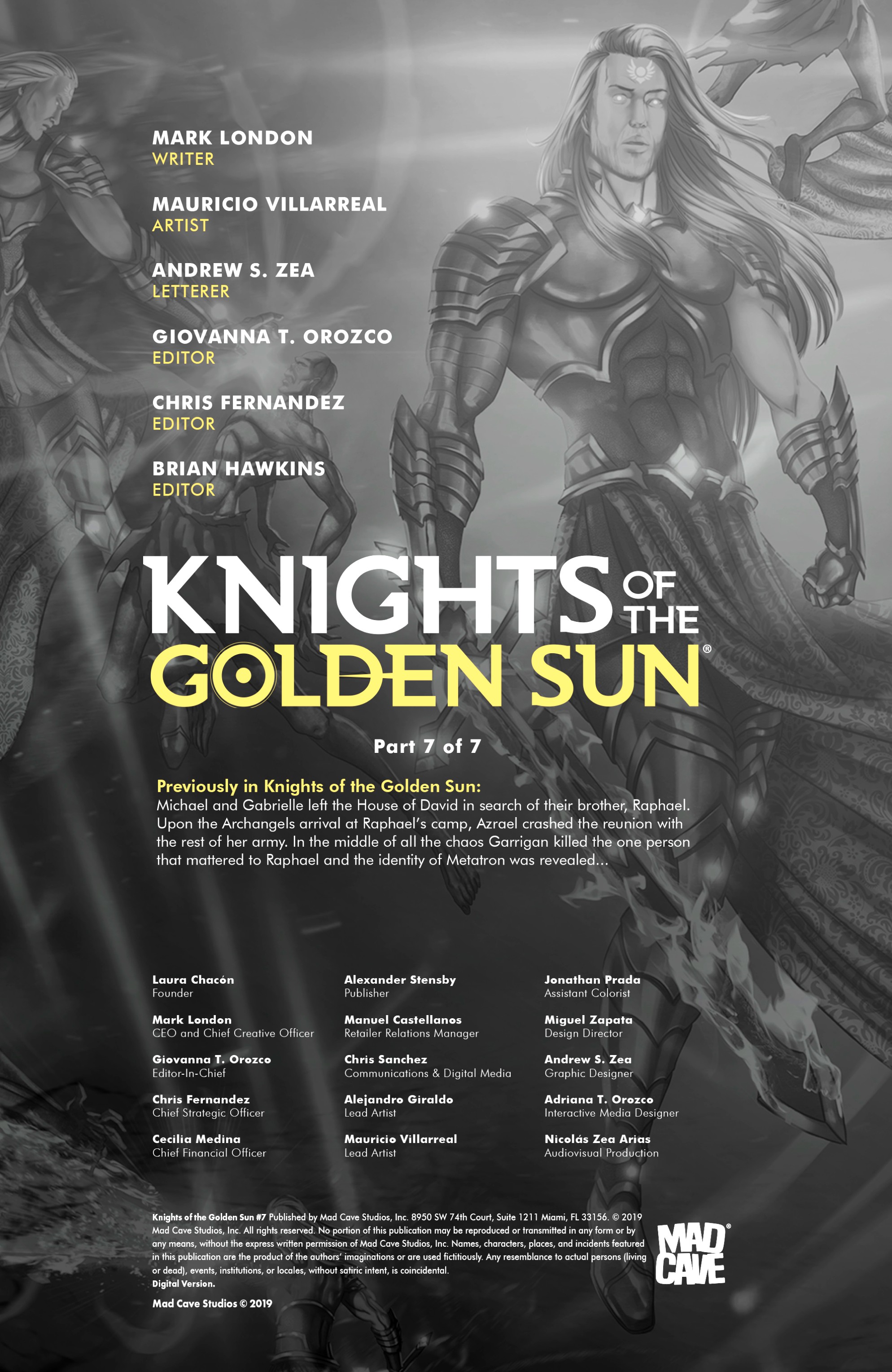 Read online Knights of the Golden Sun comic -  Issue #7 - 2
