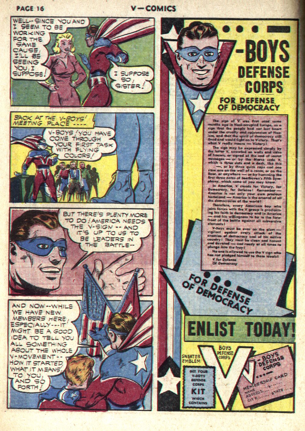 Read online V...- Comics comic -  Issue #1 - 18