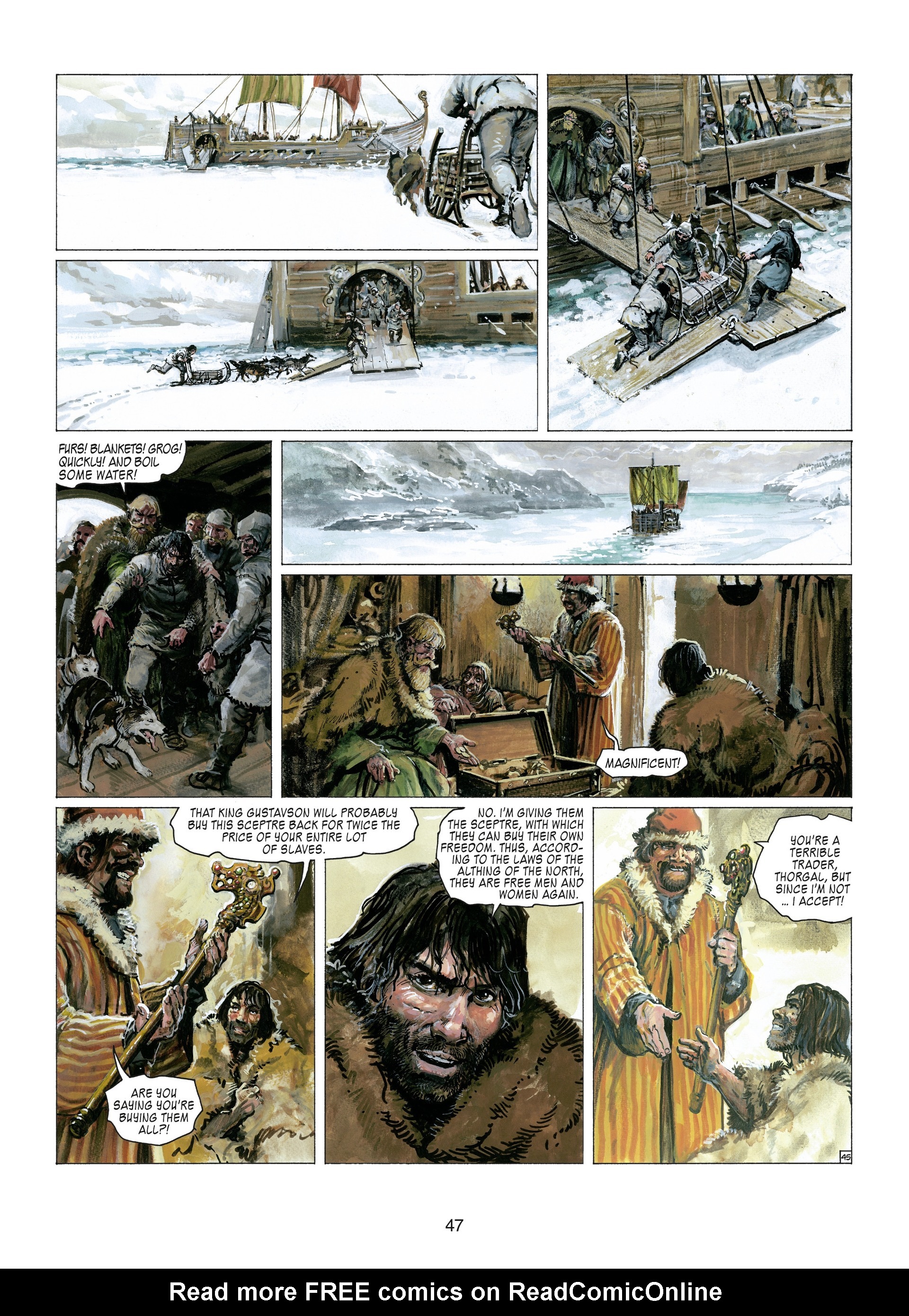 Read online Thorgal comic -  Issue #25 - 49