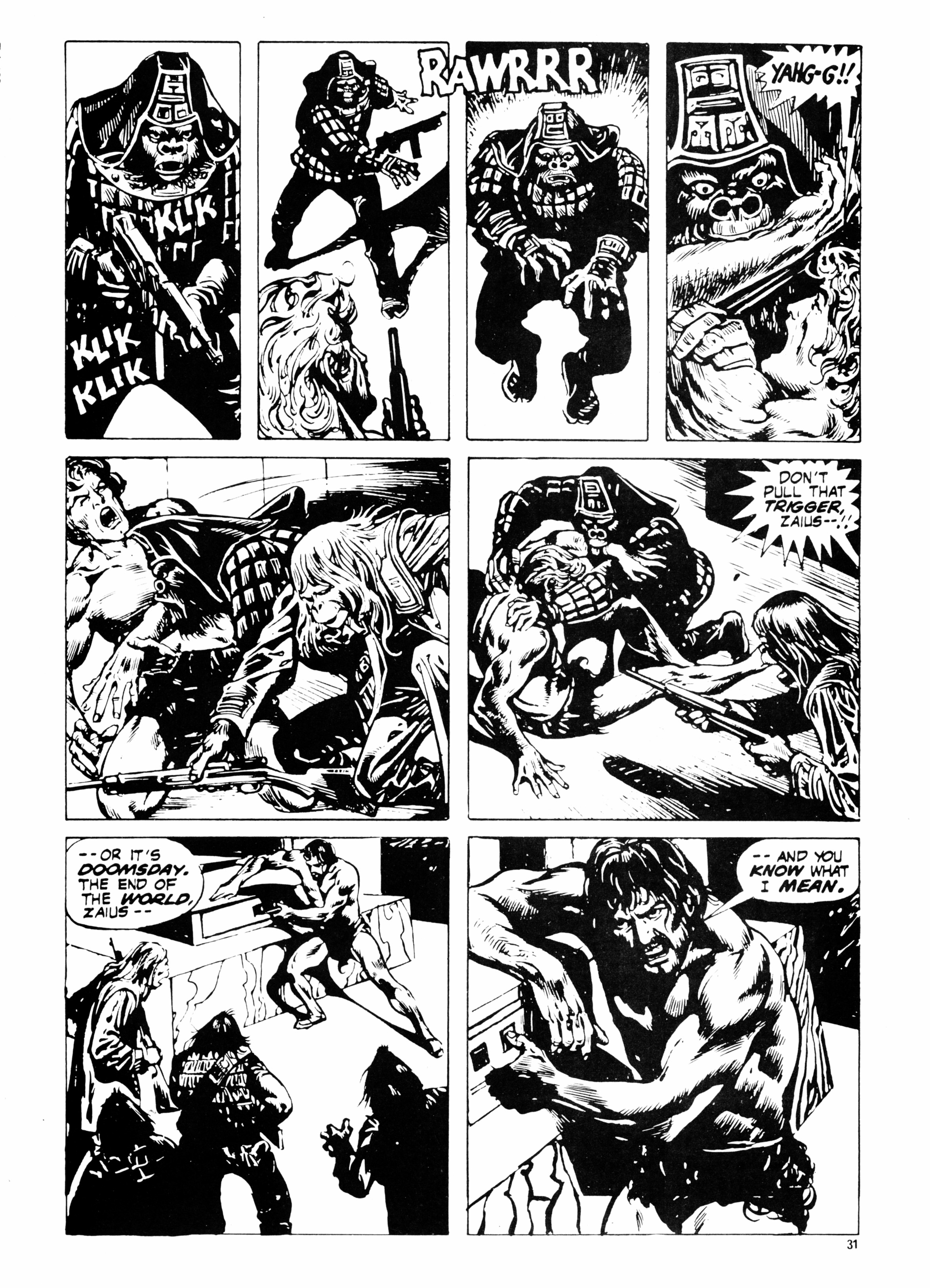 Read online Planet of the Apes (1974) comic -  Issue #123 - 32