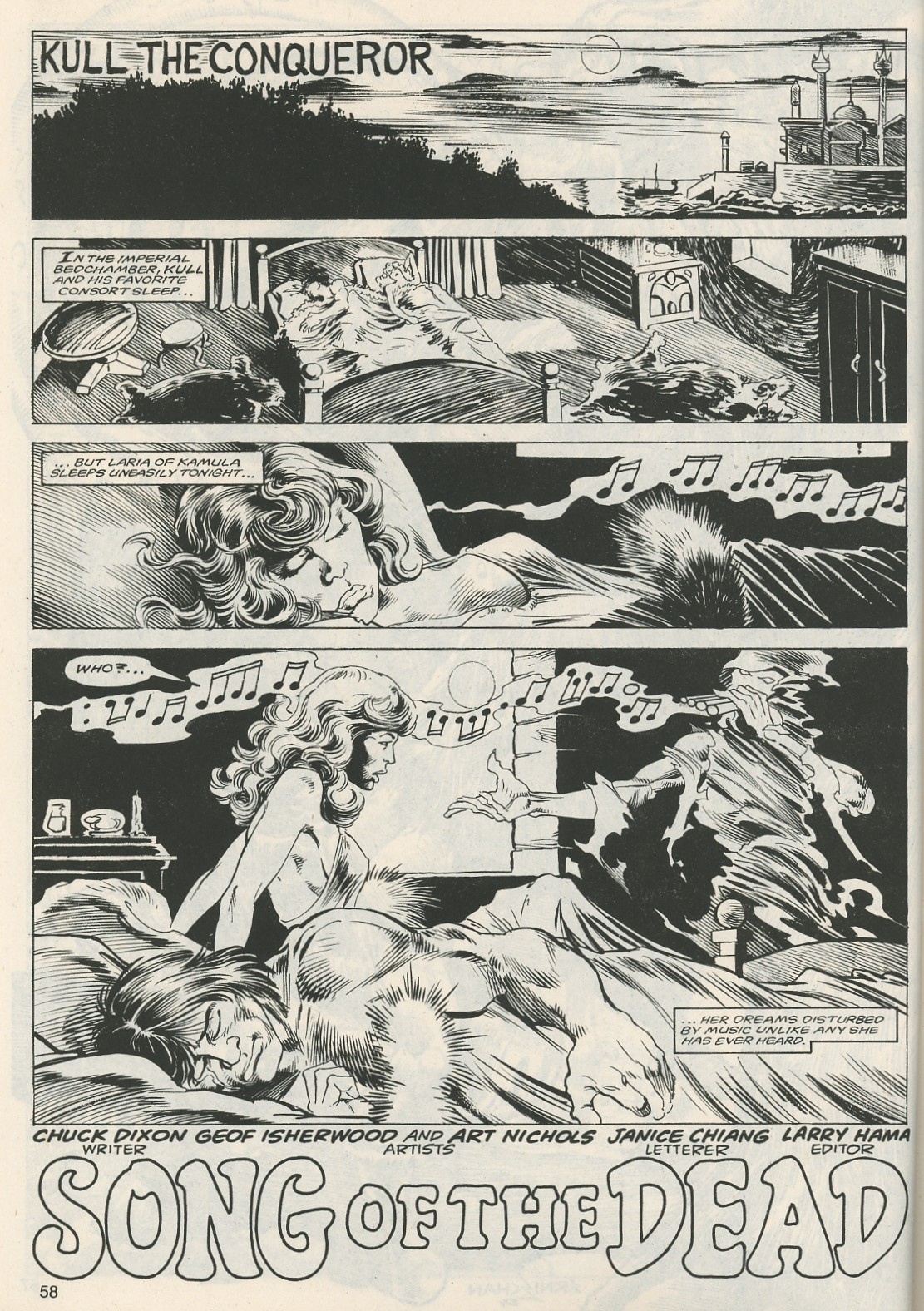 Read online The Savage Sword Of Conan comic -  Issue #124 - 58