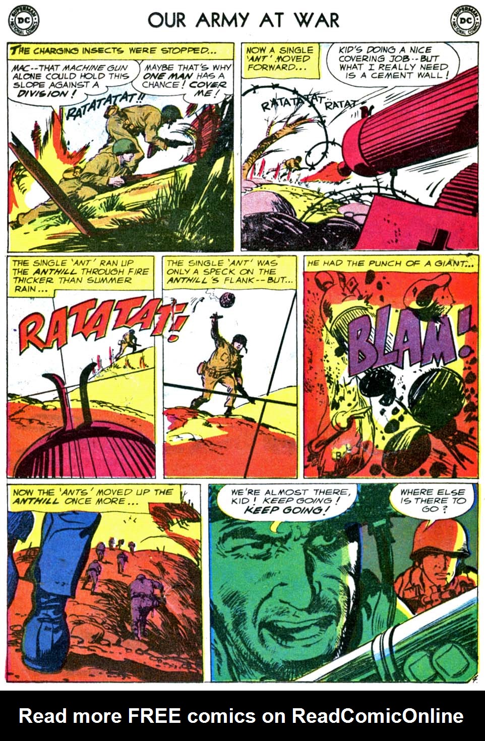Read online Our Army at War (1952) comic -  Issue #76 - 22