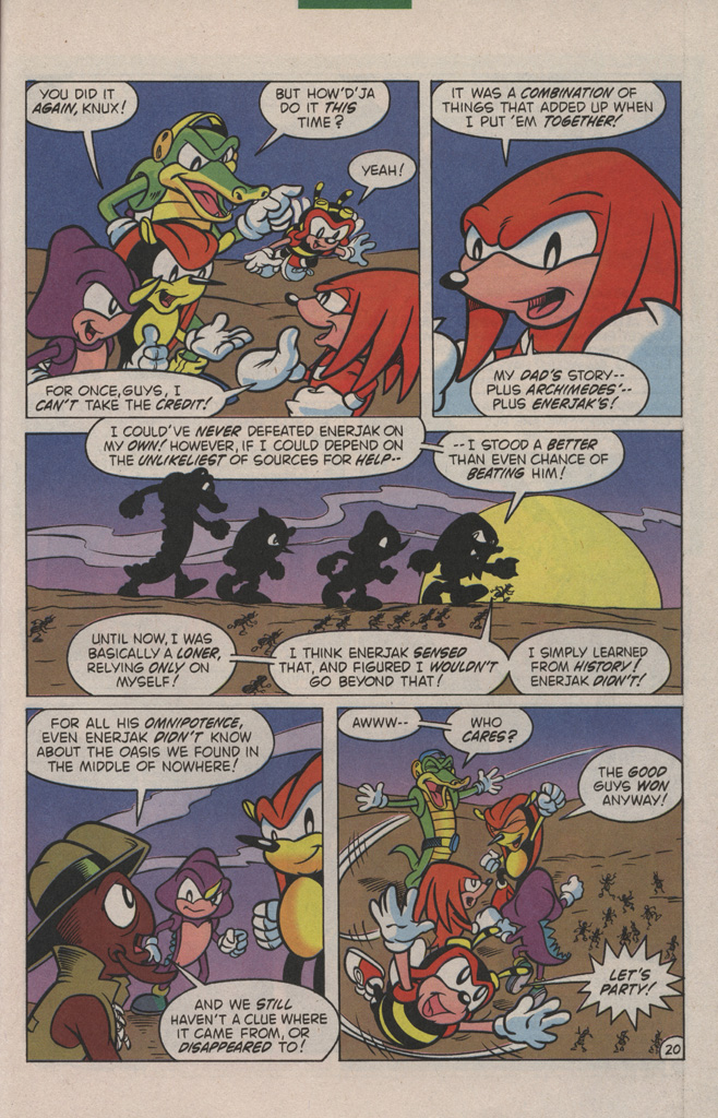 Read online Sonic's Friendly Nemesis, Knuckles comic -  Issue #3 - 27