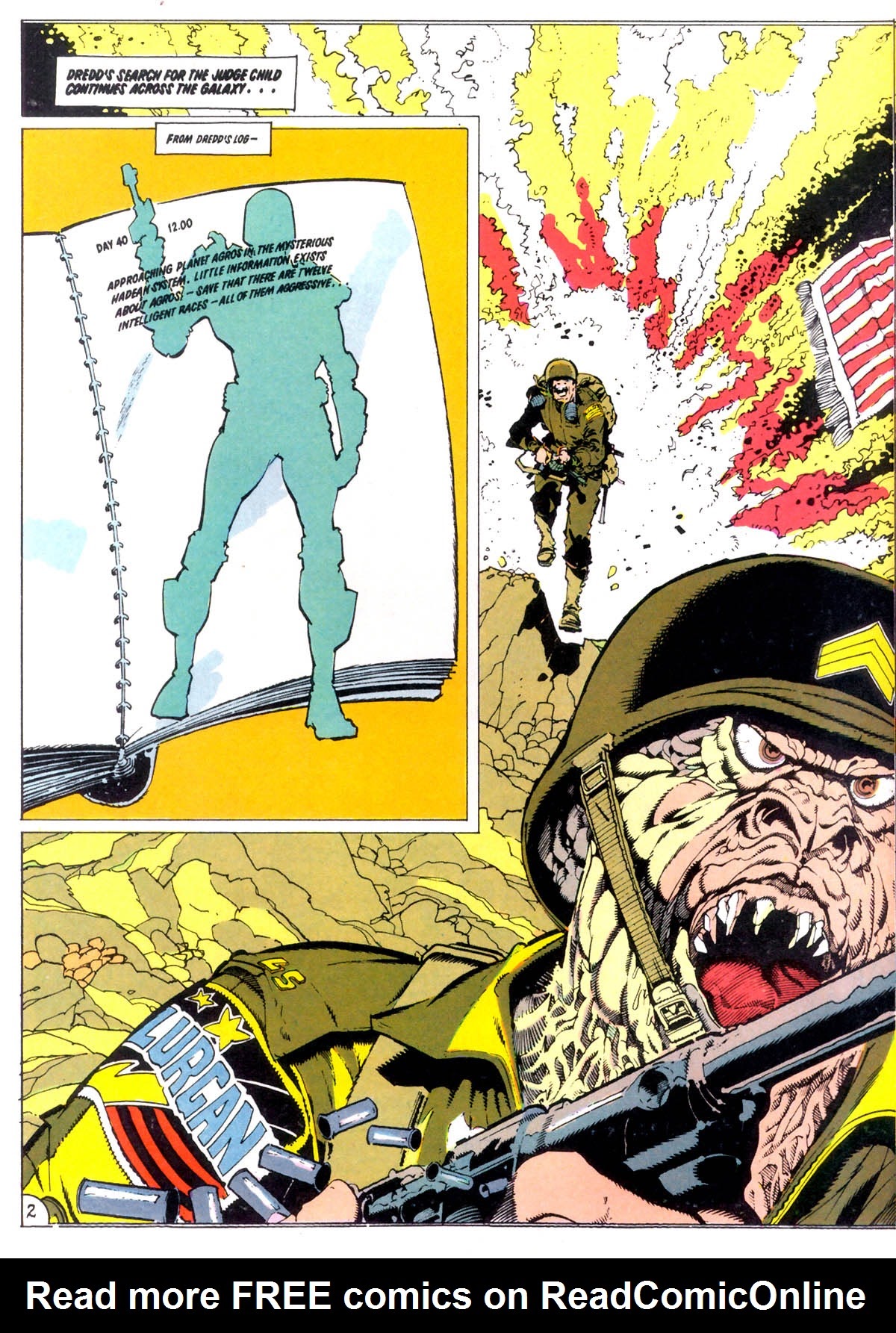 Read online Judge Dredd: The Judge Child Quest comic -  Issue #3 - 4