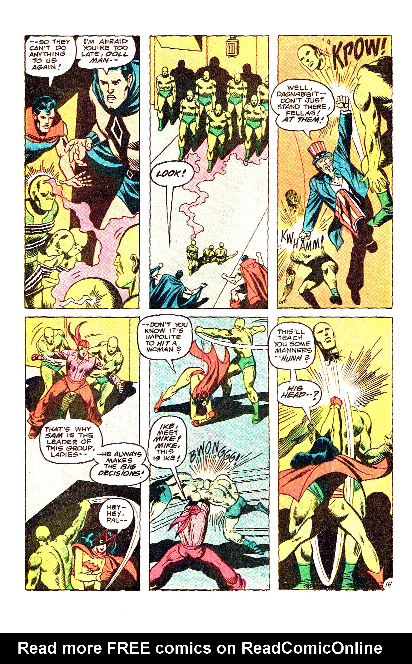 Read online Freedom Fighters (1976) comic -  Issue #15 - 26