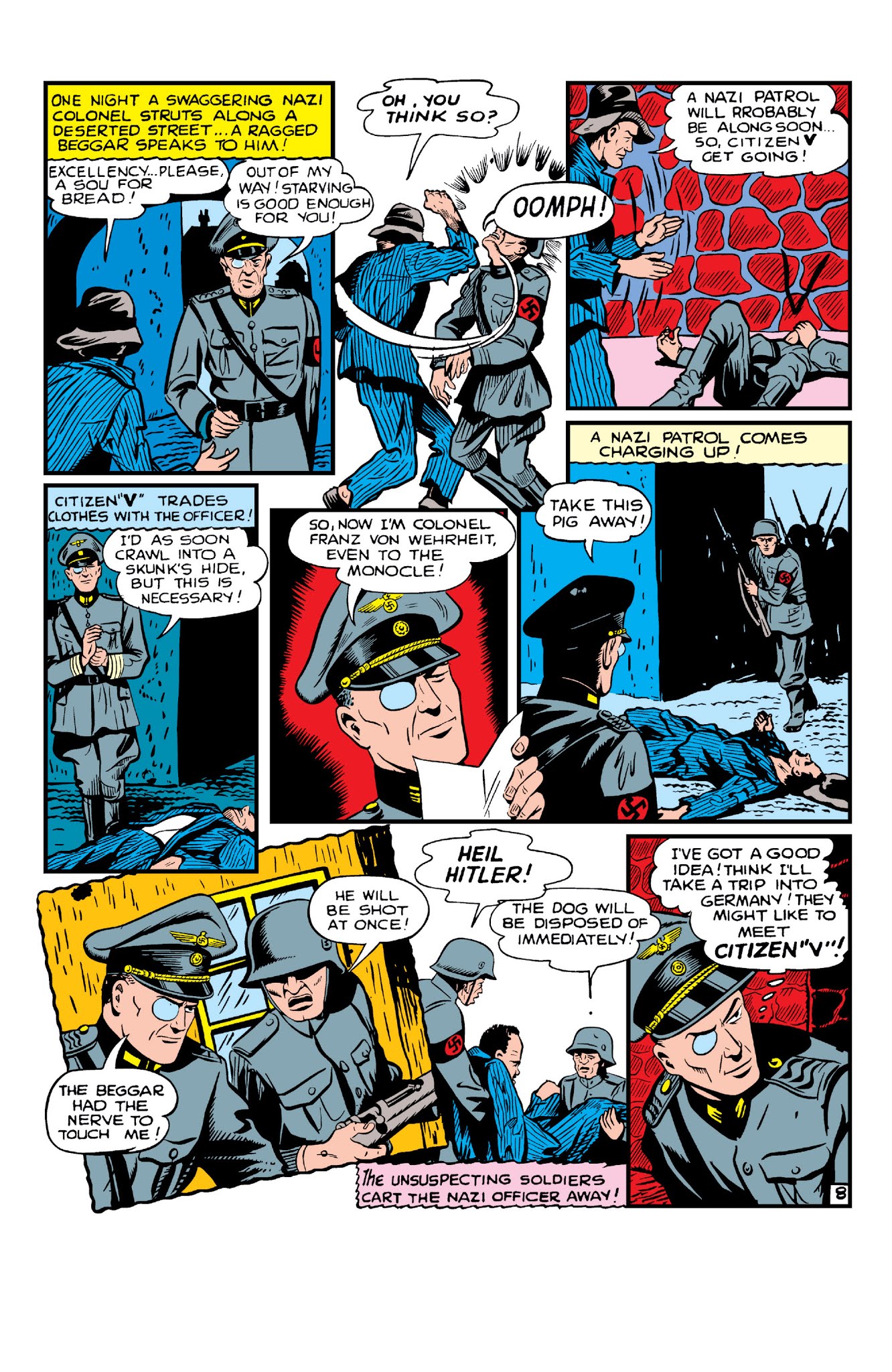 Read online Daring Mystery Comics comic -  Issue #8 - 10