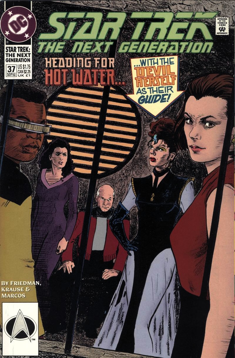 Read online Star Trek: The Next Generation (1989) comic -  Issue #37 - 1