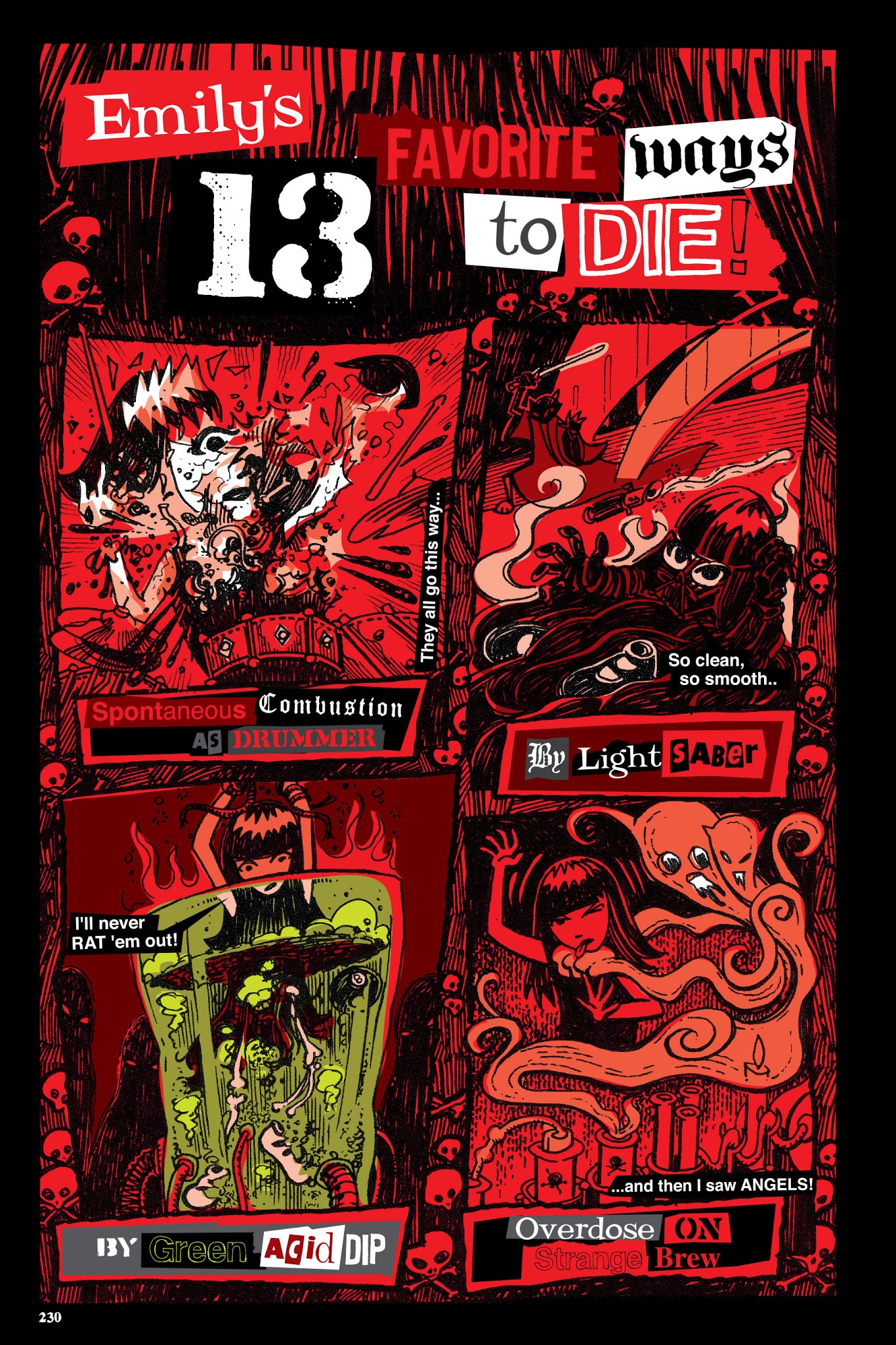 Read online The Complete Emily The Strange: All Things Strange comic -  Issue # TPB - 221