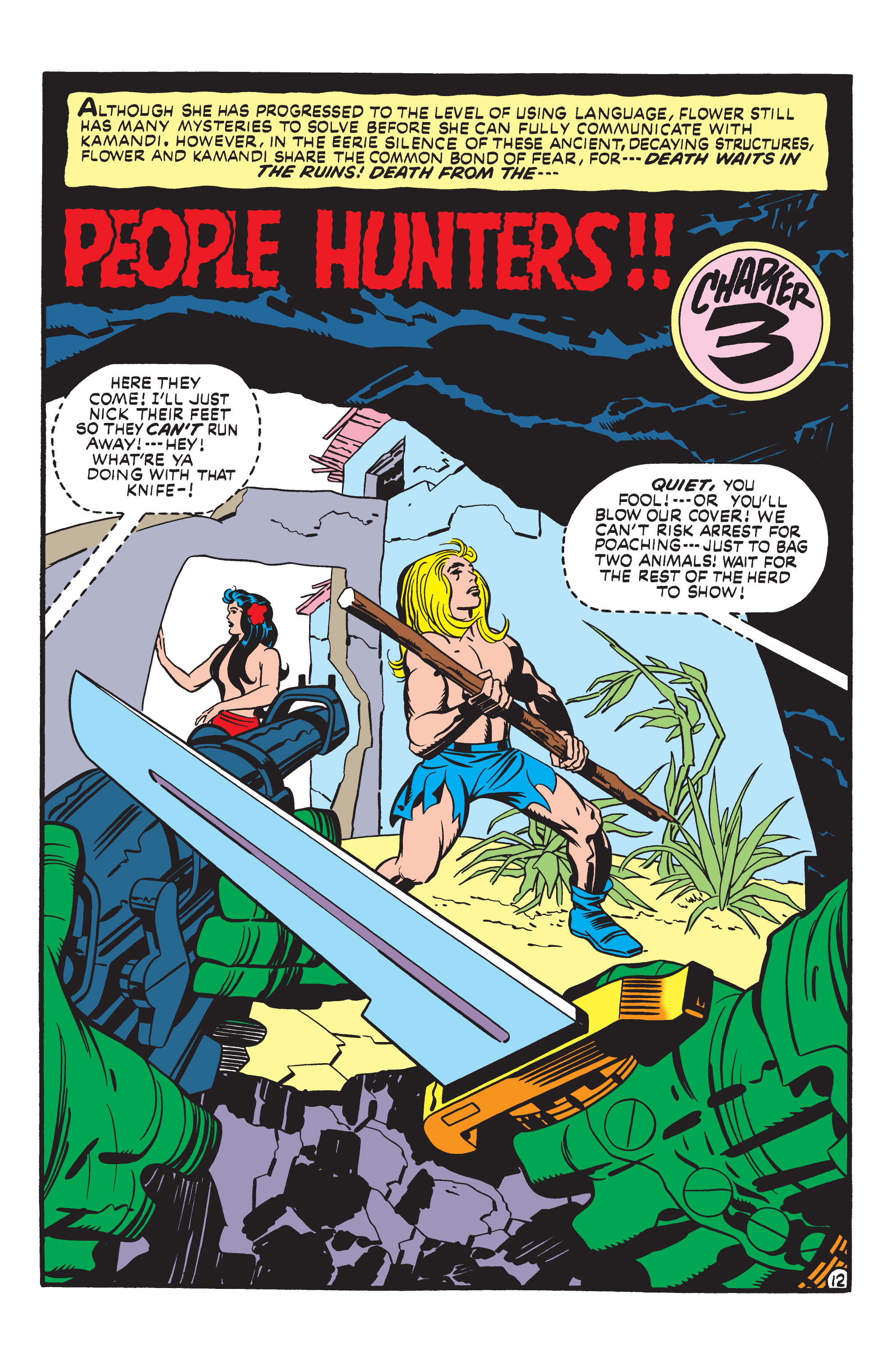 Read online Kamandi, The Last Boy On Earth comic -  Issue #6 - 12