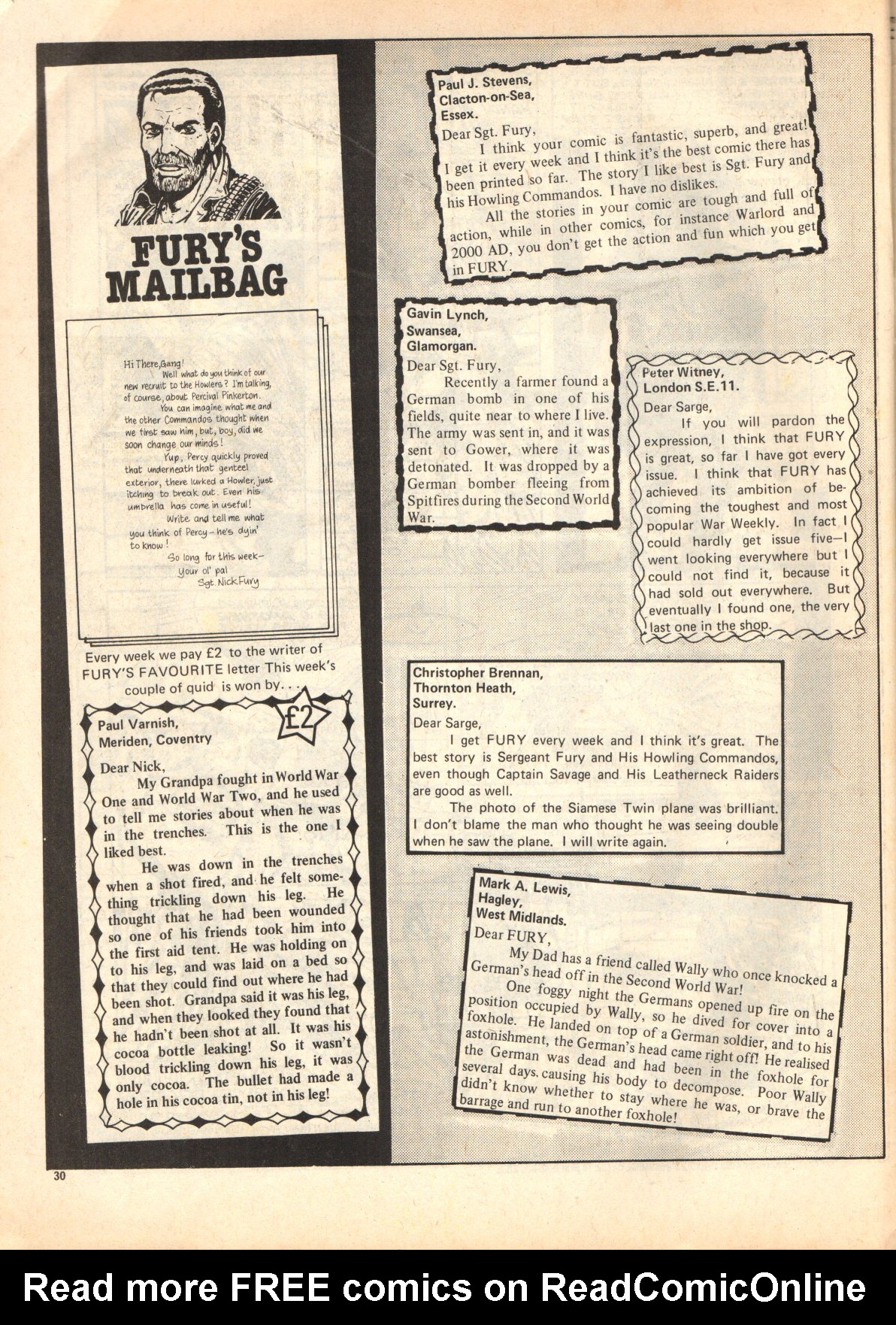 Read online Fury (1977) comic -  Issue #14 - 30