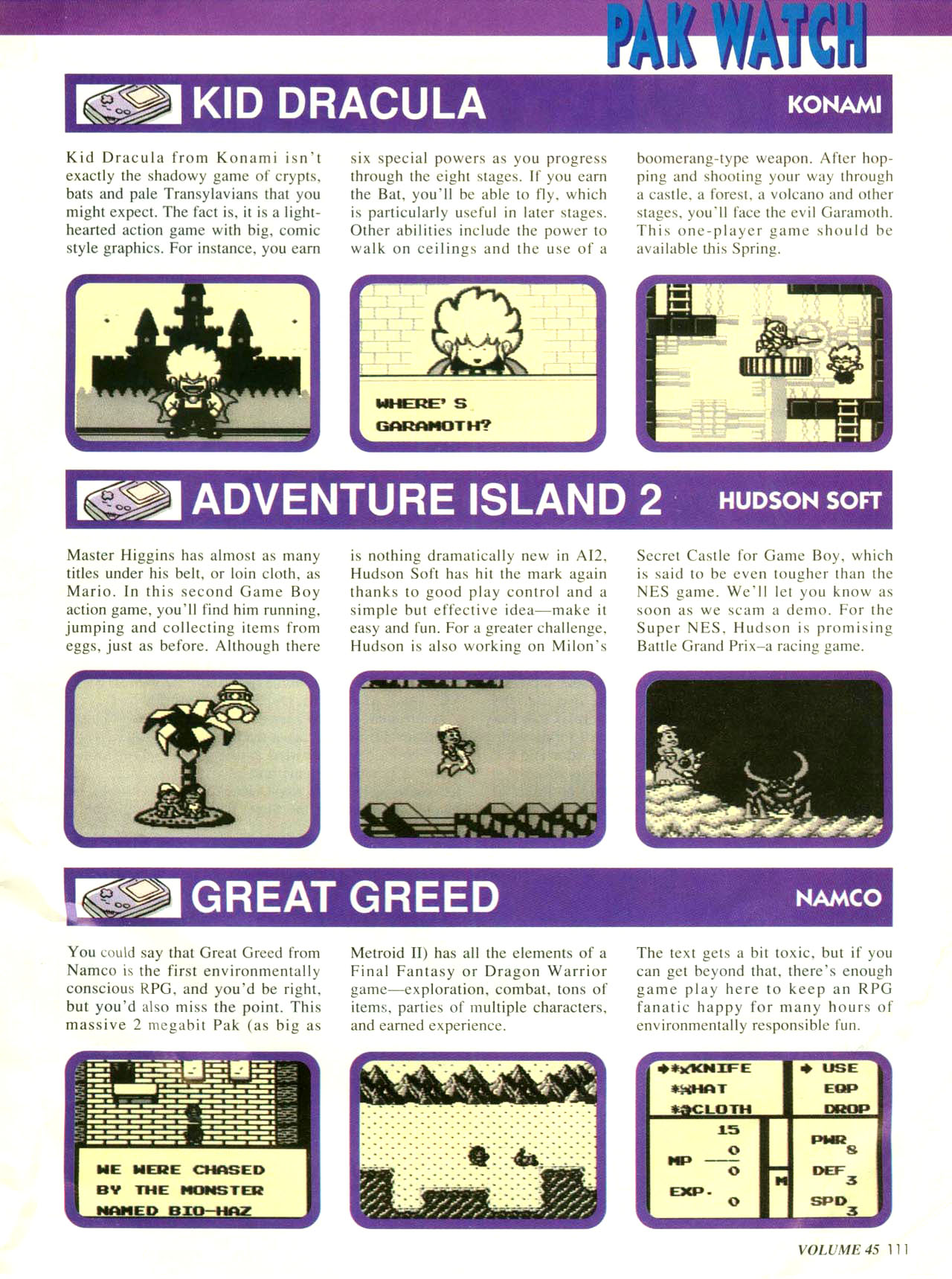 Read online Nintendo Power comic -  Issue #45 - 114