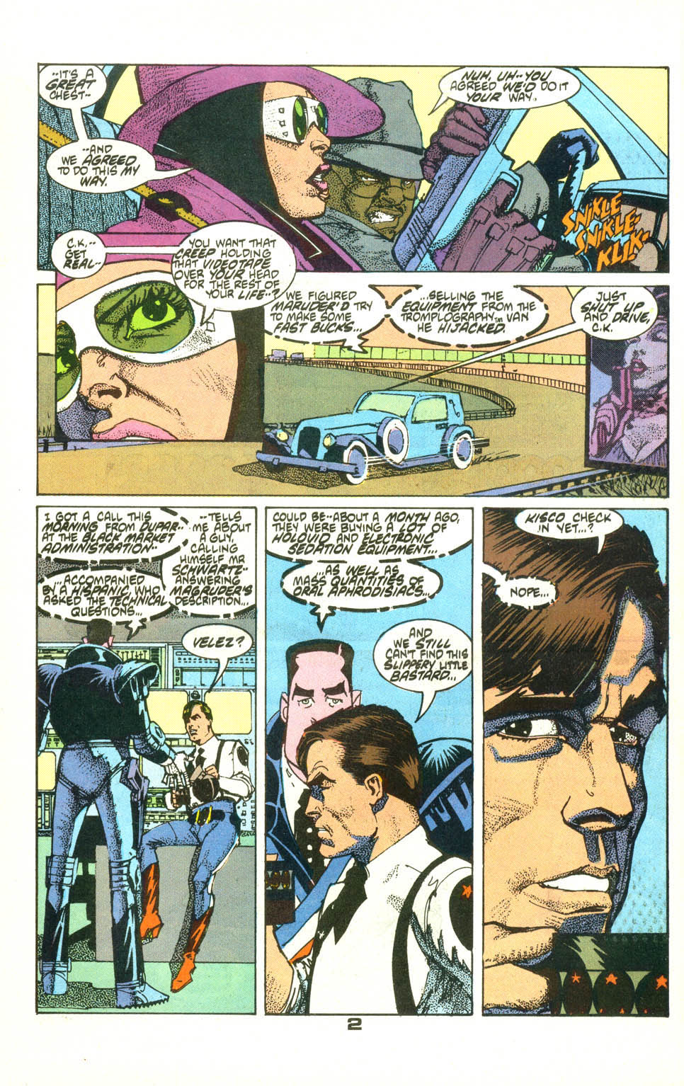 Read online American Flagg! comic -  Issue #22 - 3