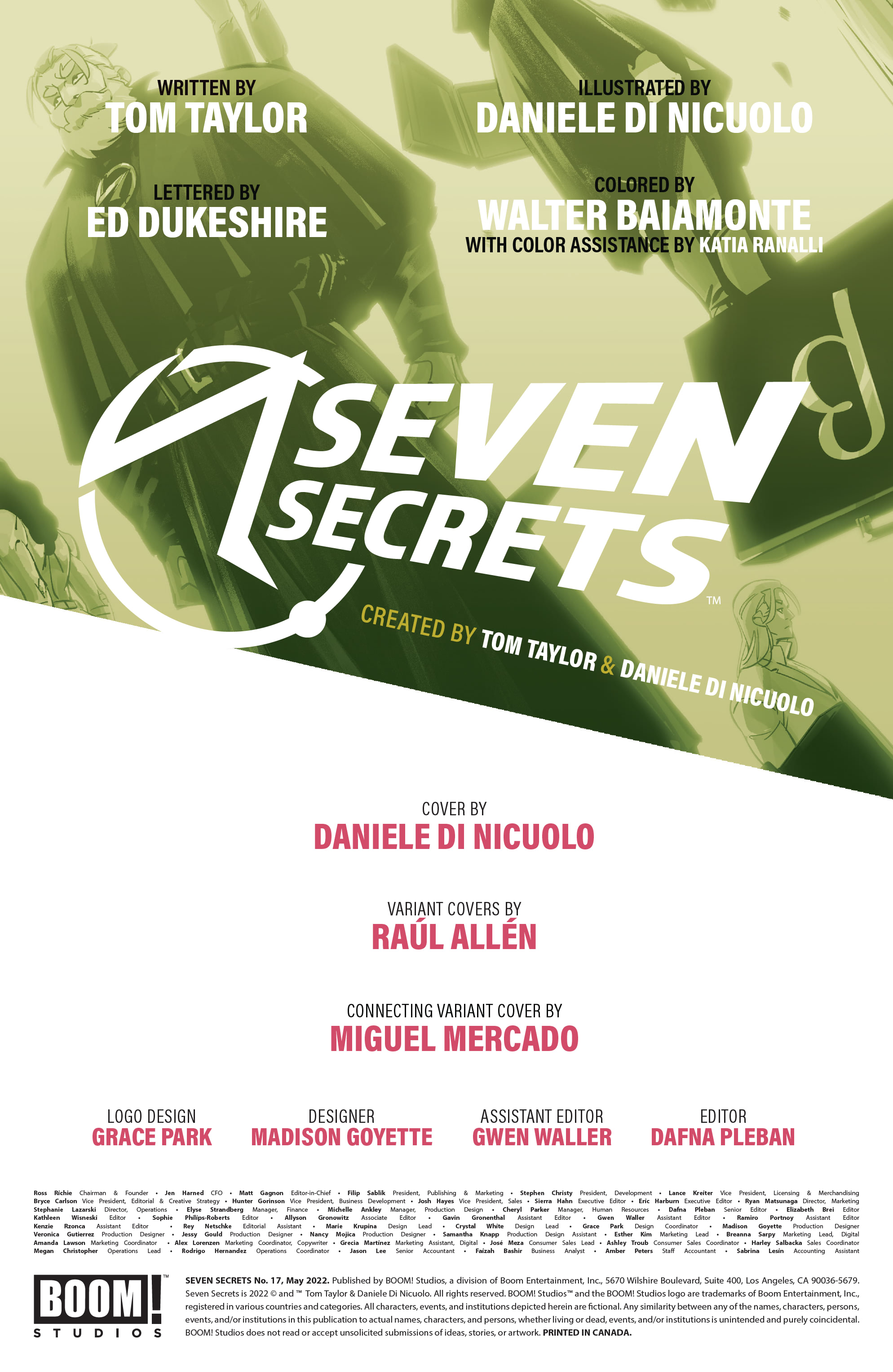 Read online Seven Secrets comic -  Issue #17 - 2