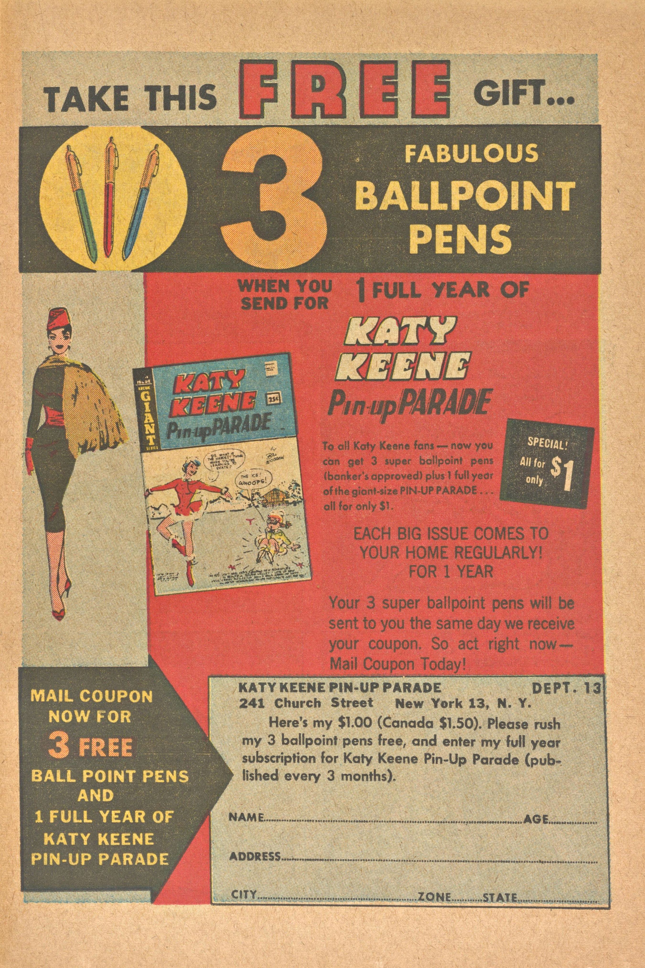 Read online Katy Keene (1949) comic -  Issue #58 - 19