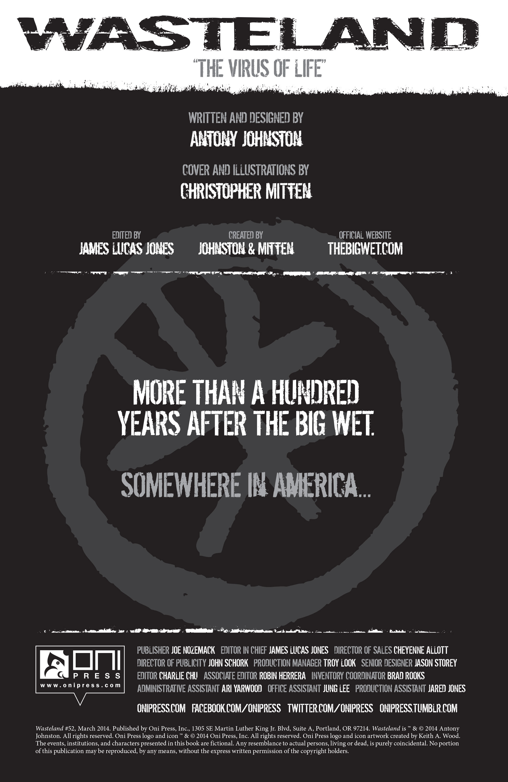 Read online Wasteland (2006) comic -  Issue #52 - 2