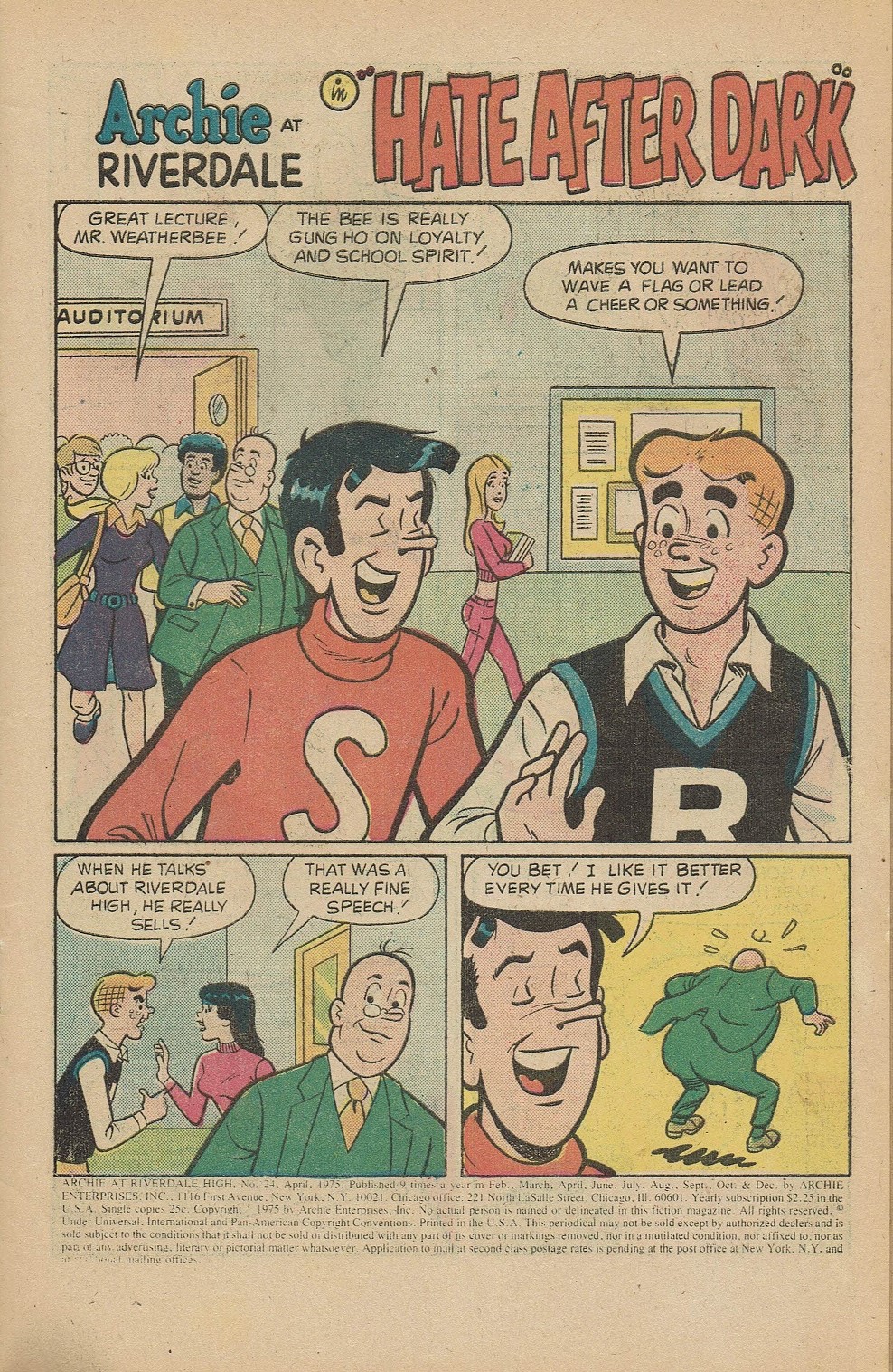 Read online Archie at Riverdale High (1972) comic -  Issue #24 - 3