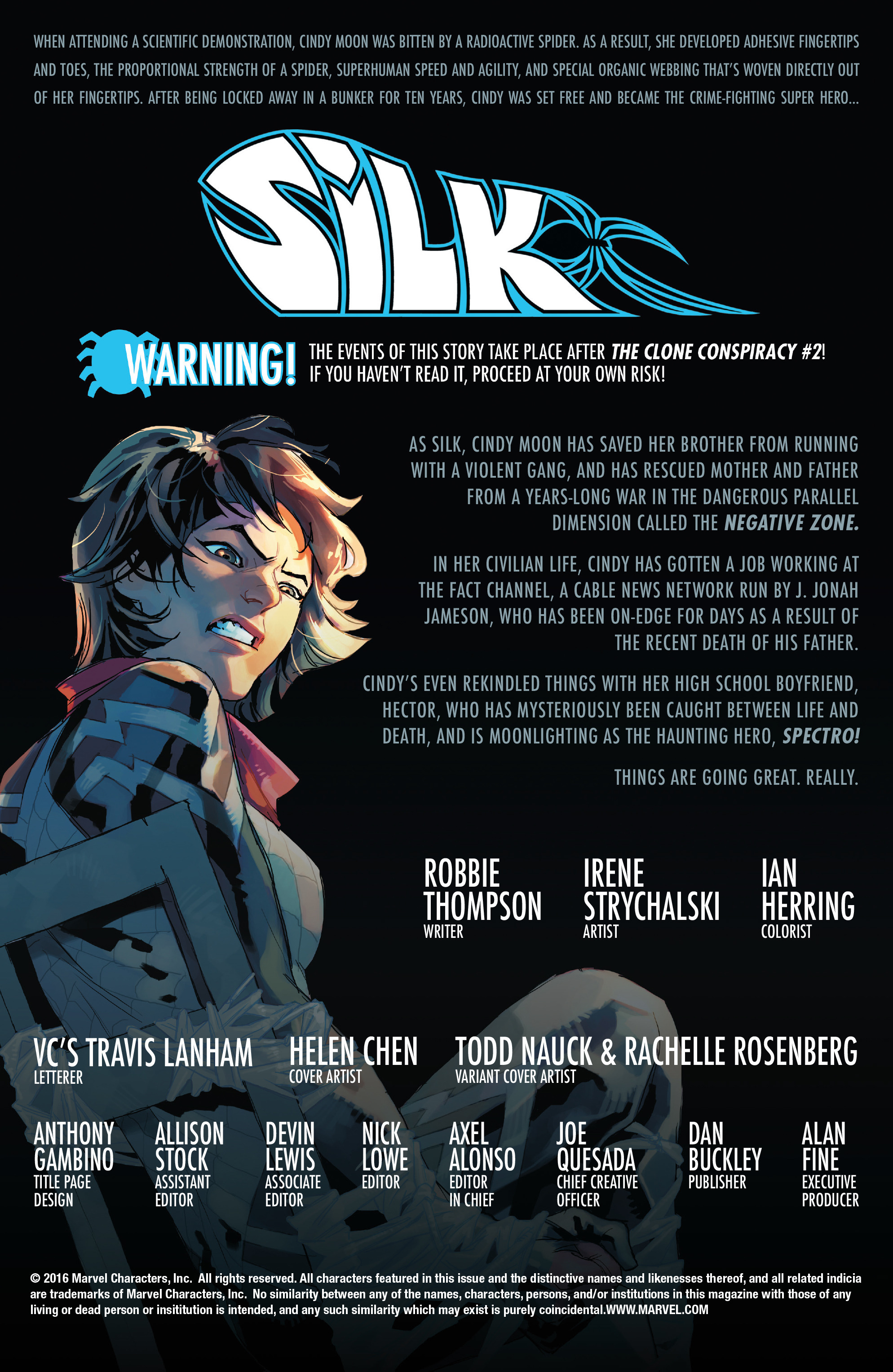 Read online Silk (2016) comic -  Issue #14 - 2
