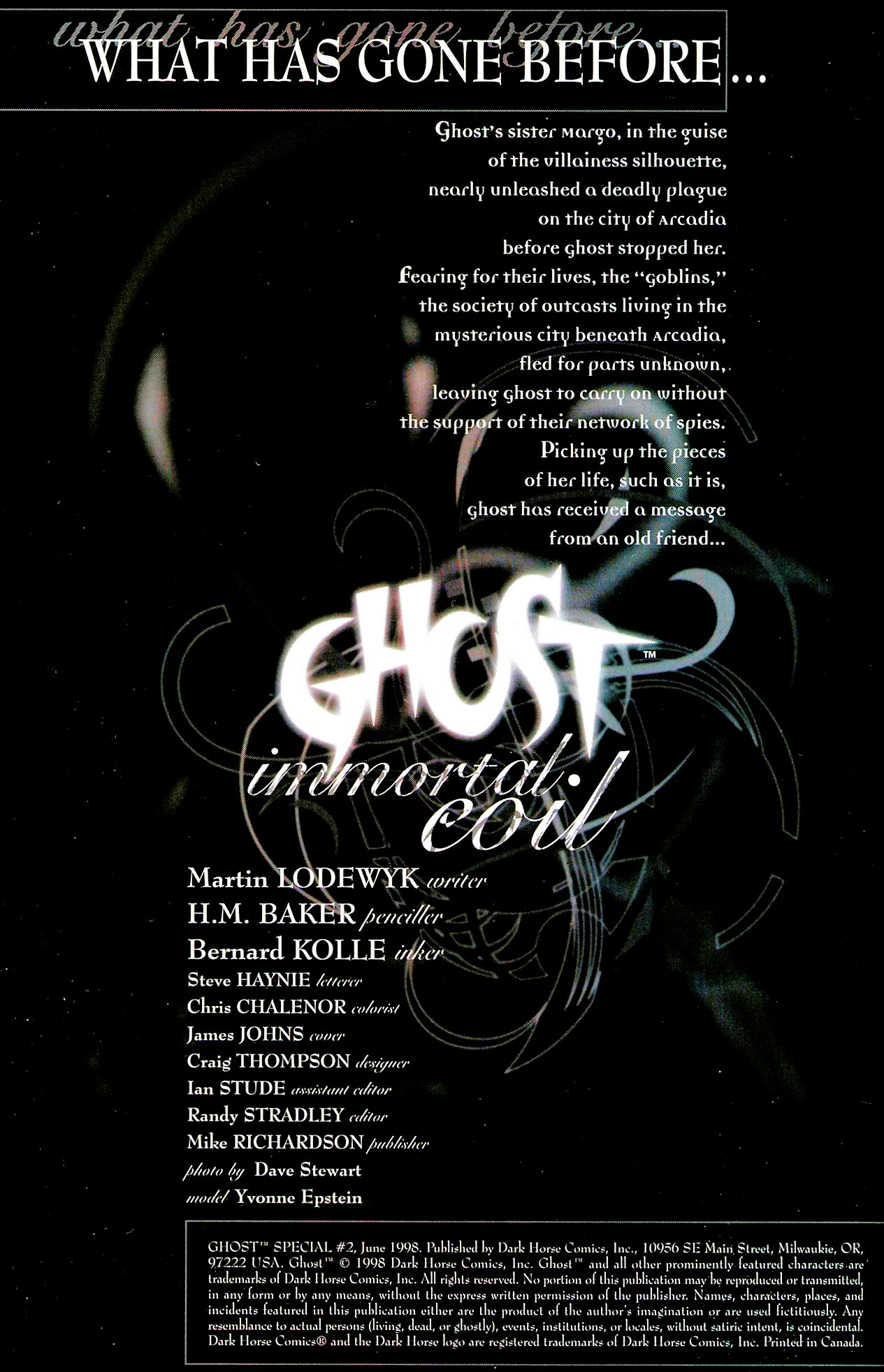 Read online Ghost Special comic -  Issue #2 - 2