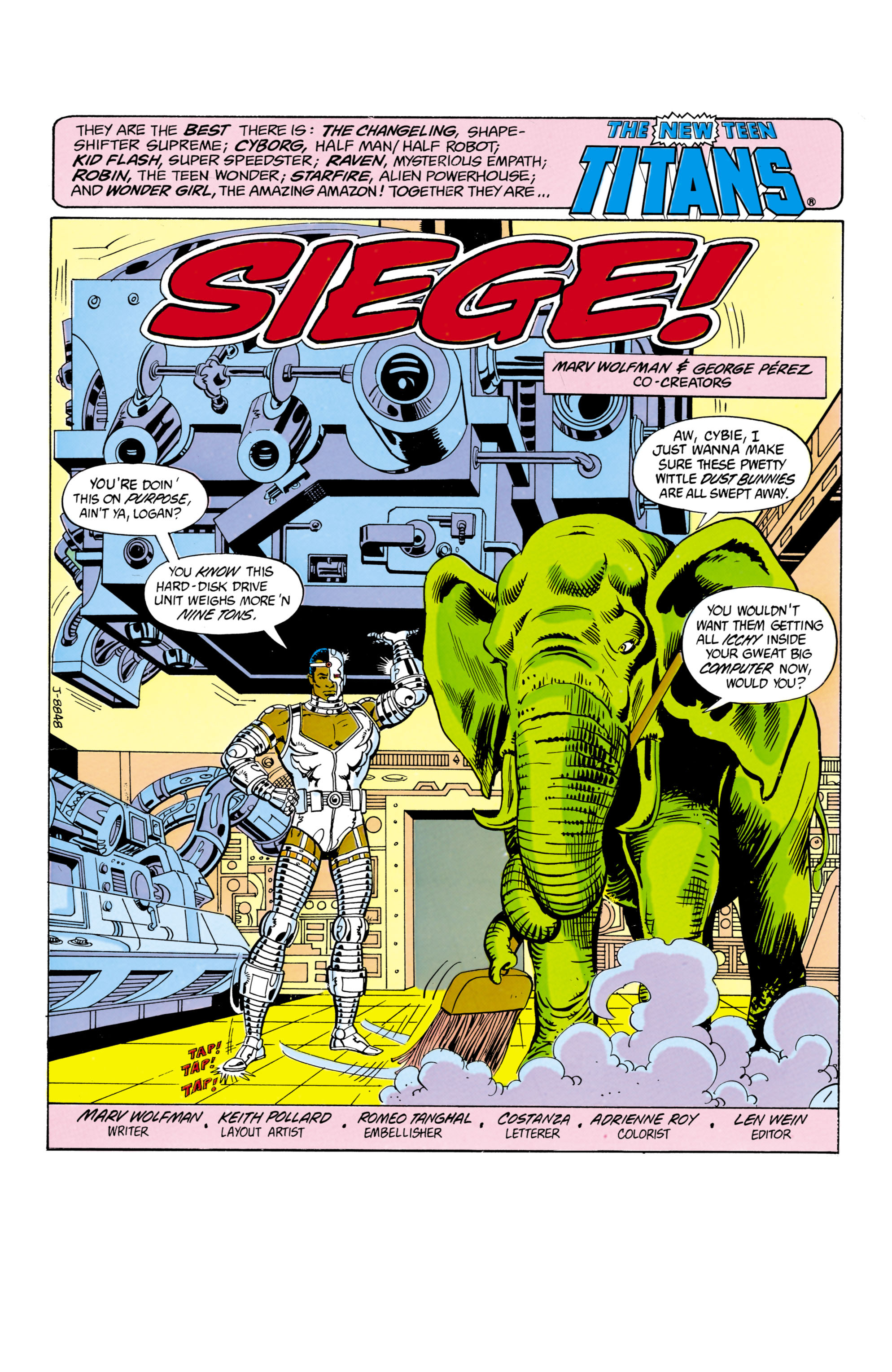 Read online The New Teen Titans (1980) comic -  Issue #35 - 2