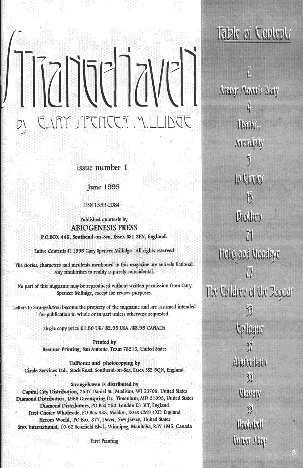 Read online Strangehaven comic -  Issue #1 - 3