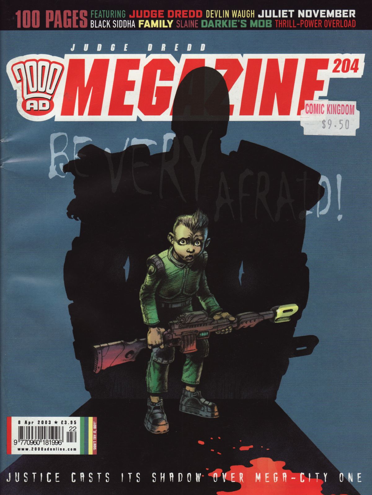 Read online Judge Dredd Megazine (Vol. 5) comic -  Issue #204 - 1