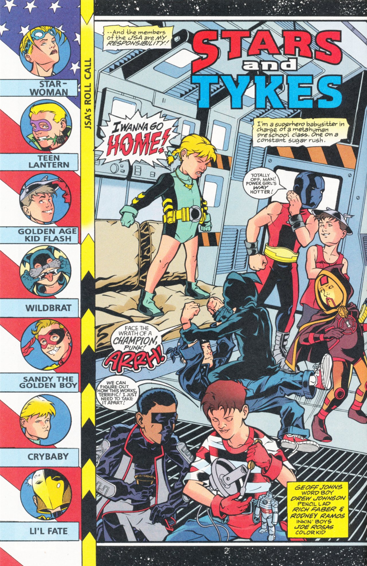 Read online Sins of Youth comic -  Issue # Starwoman & The JSA Jr. - 4