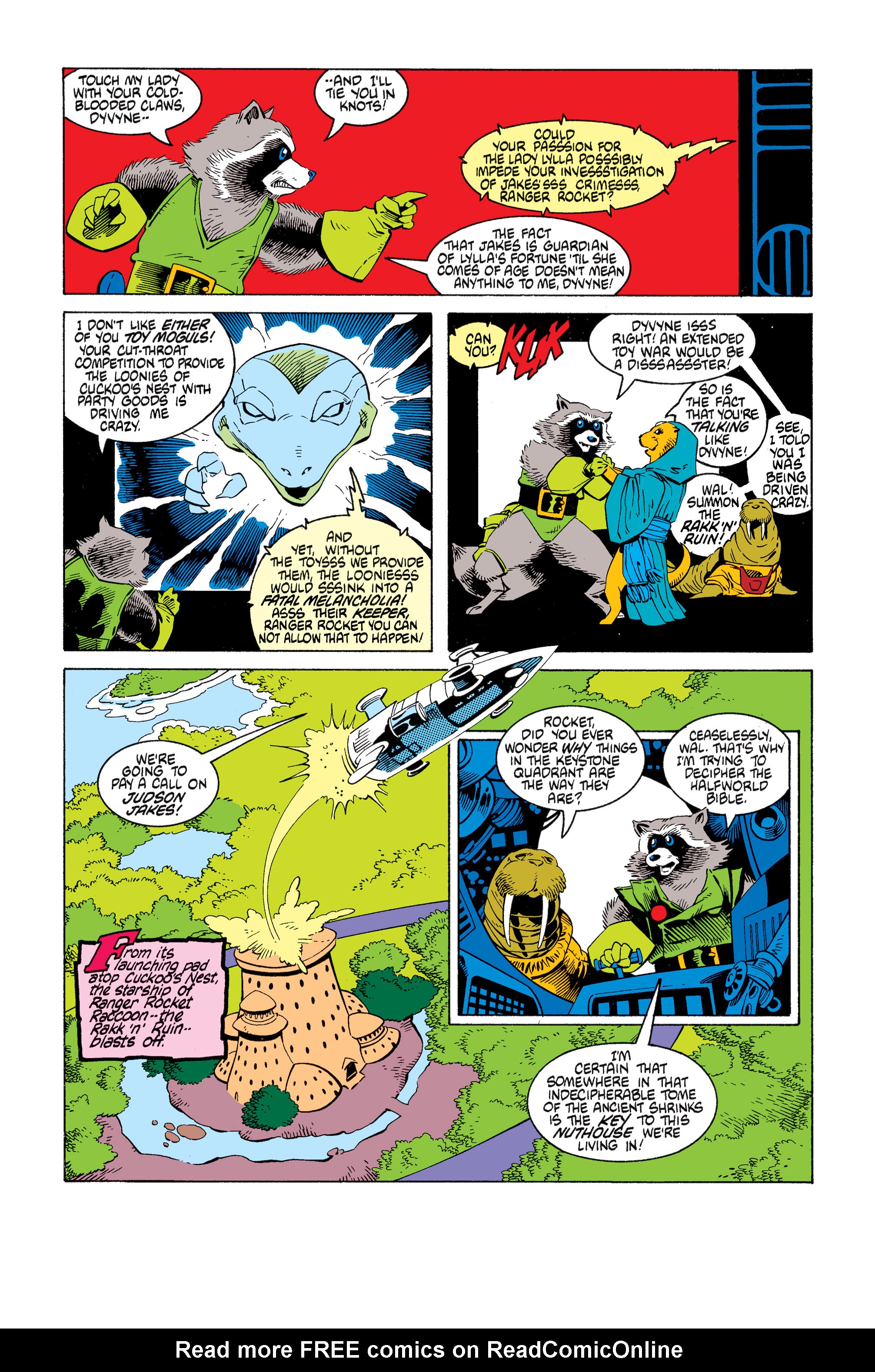 Read online Rocket Raccoon (1985) comic -  Issue #1 - 11