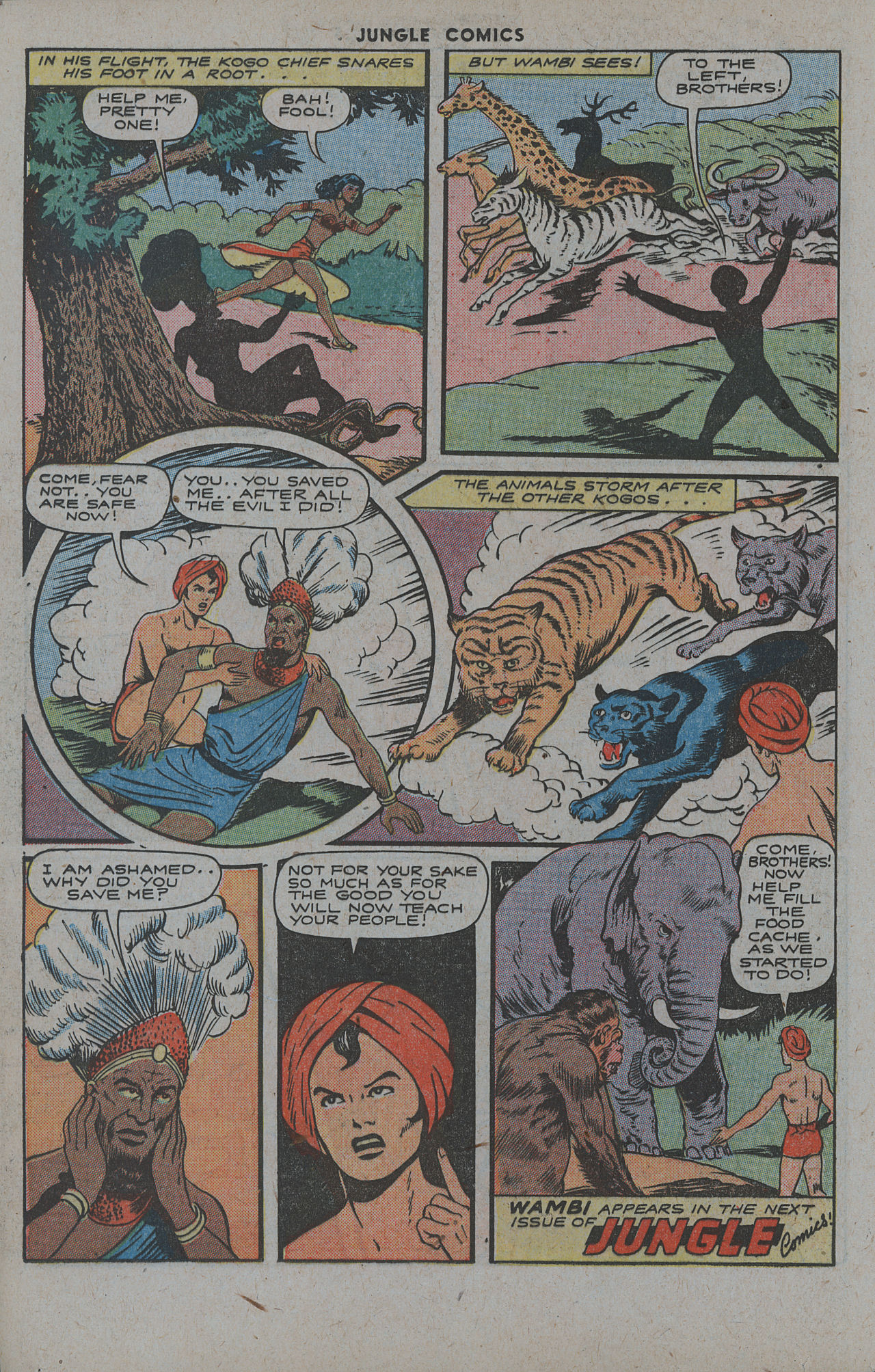 Read online Jungle Comics comic -  Issue #64 - 22