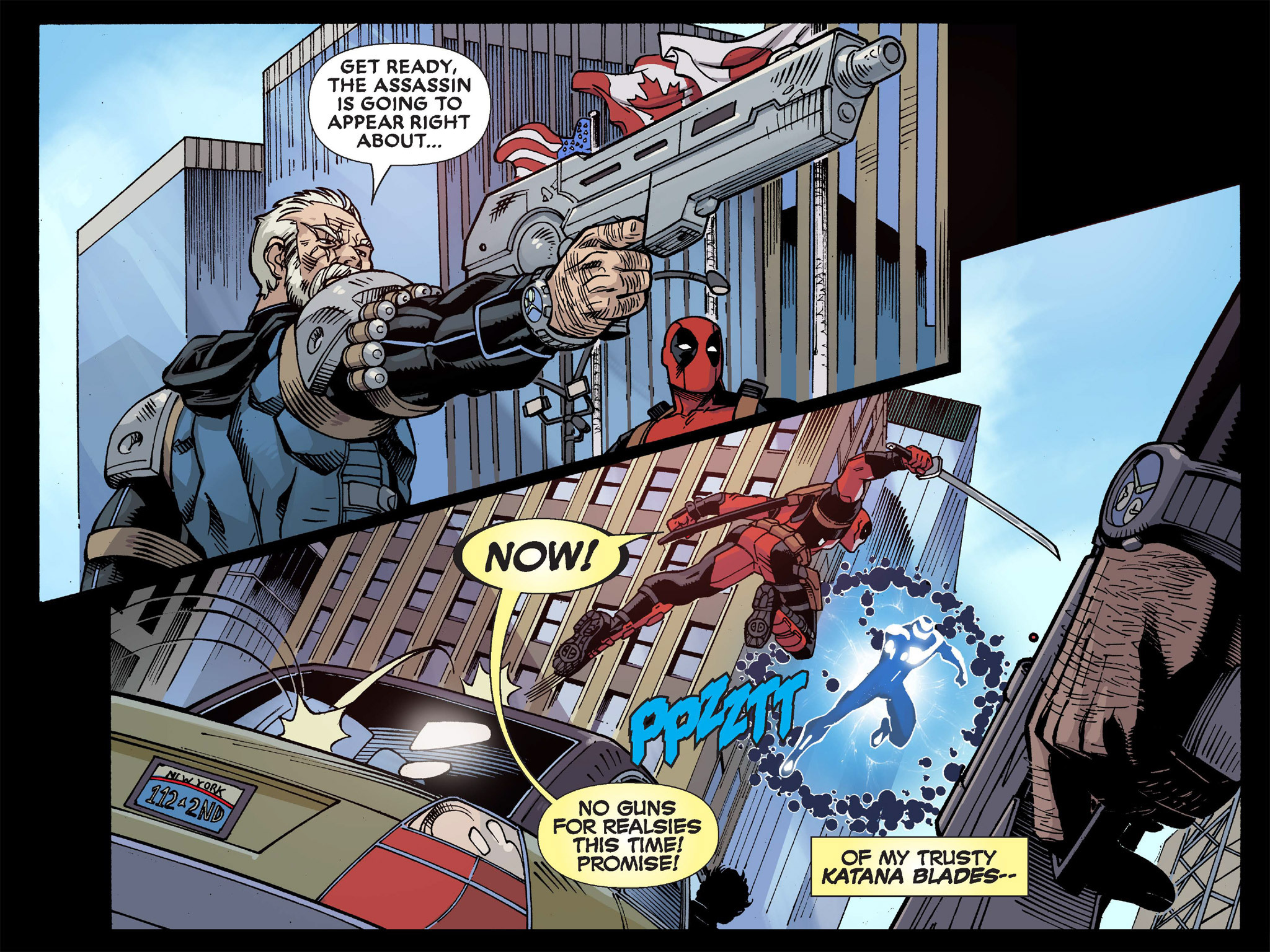 Read online Deadpool & Cable: Split Second Infinite Comic comic -  Issue #3 - 20