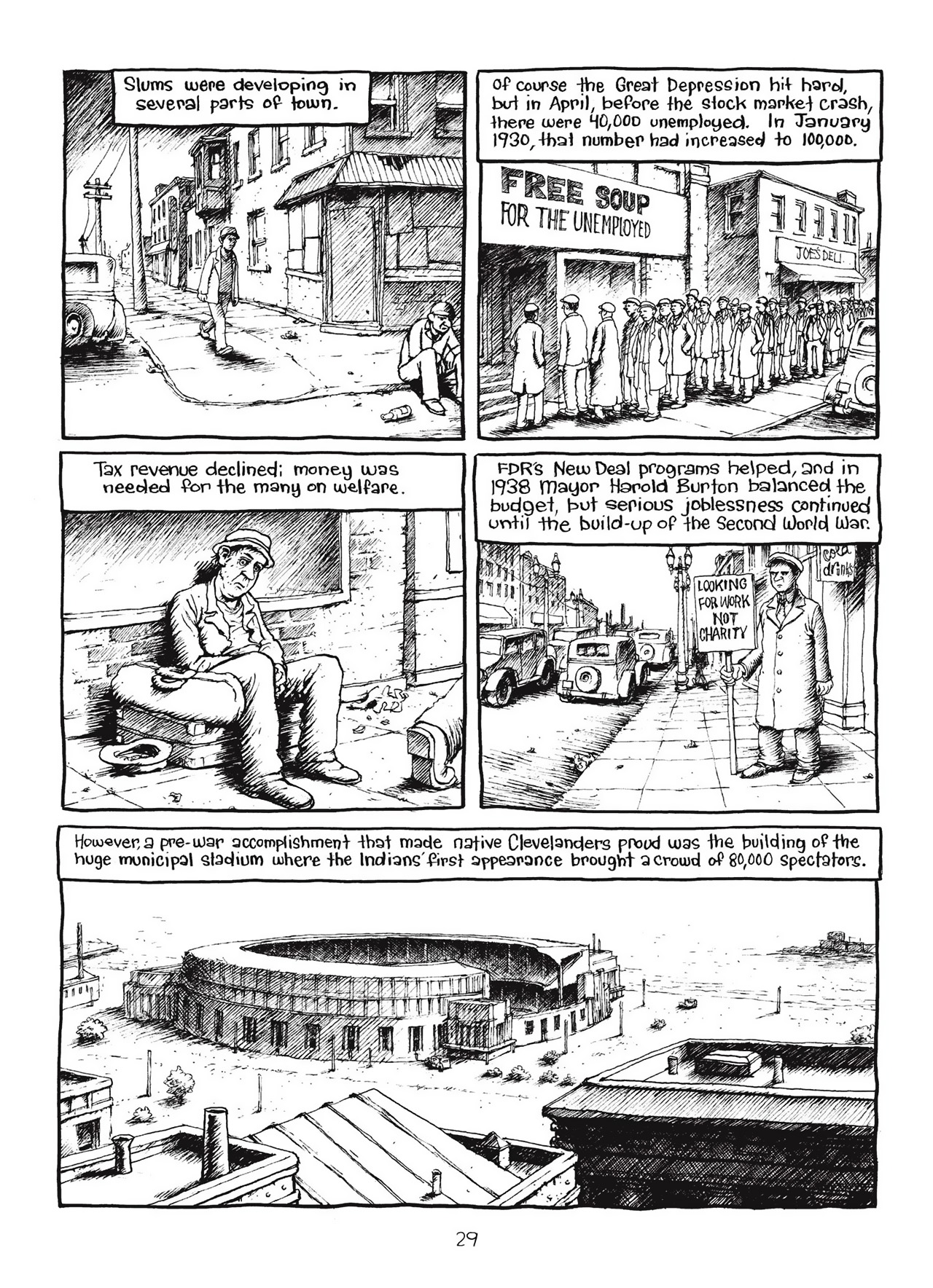 Read online Harvey Pekar's Cleveland comic -  Issue # TPB - 30