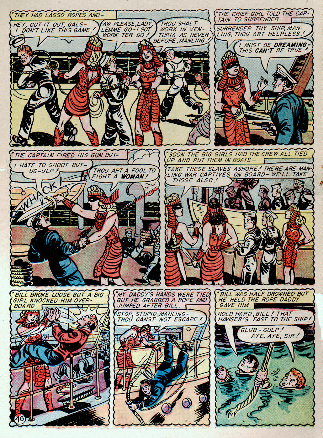 Read online Wonder Woman (1942) comic -  Issue #8 - 21