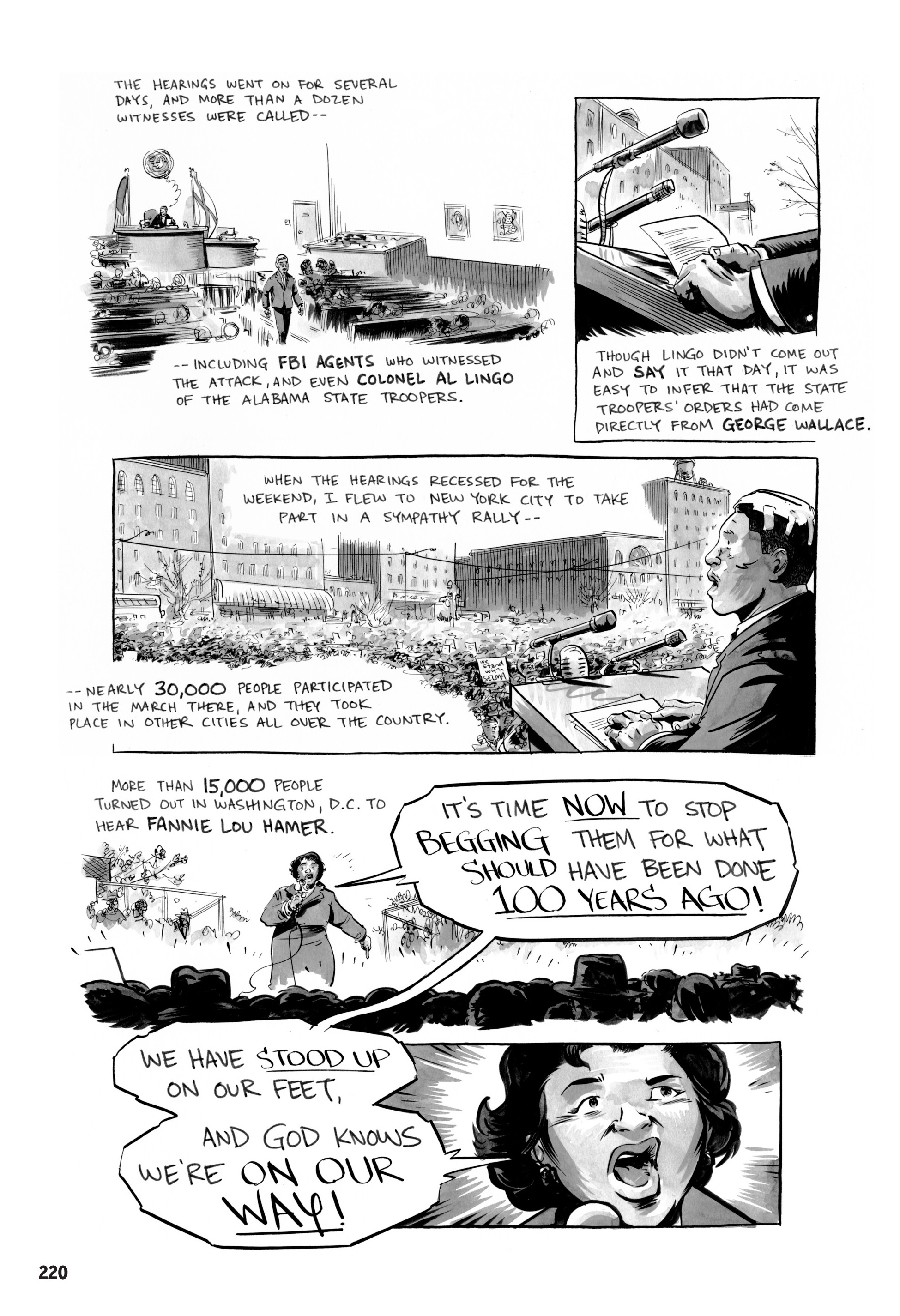 Read online March comic -  Issue #3 - 215