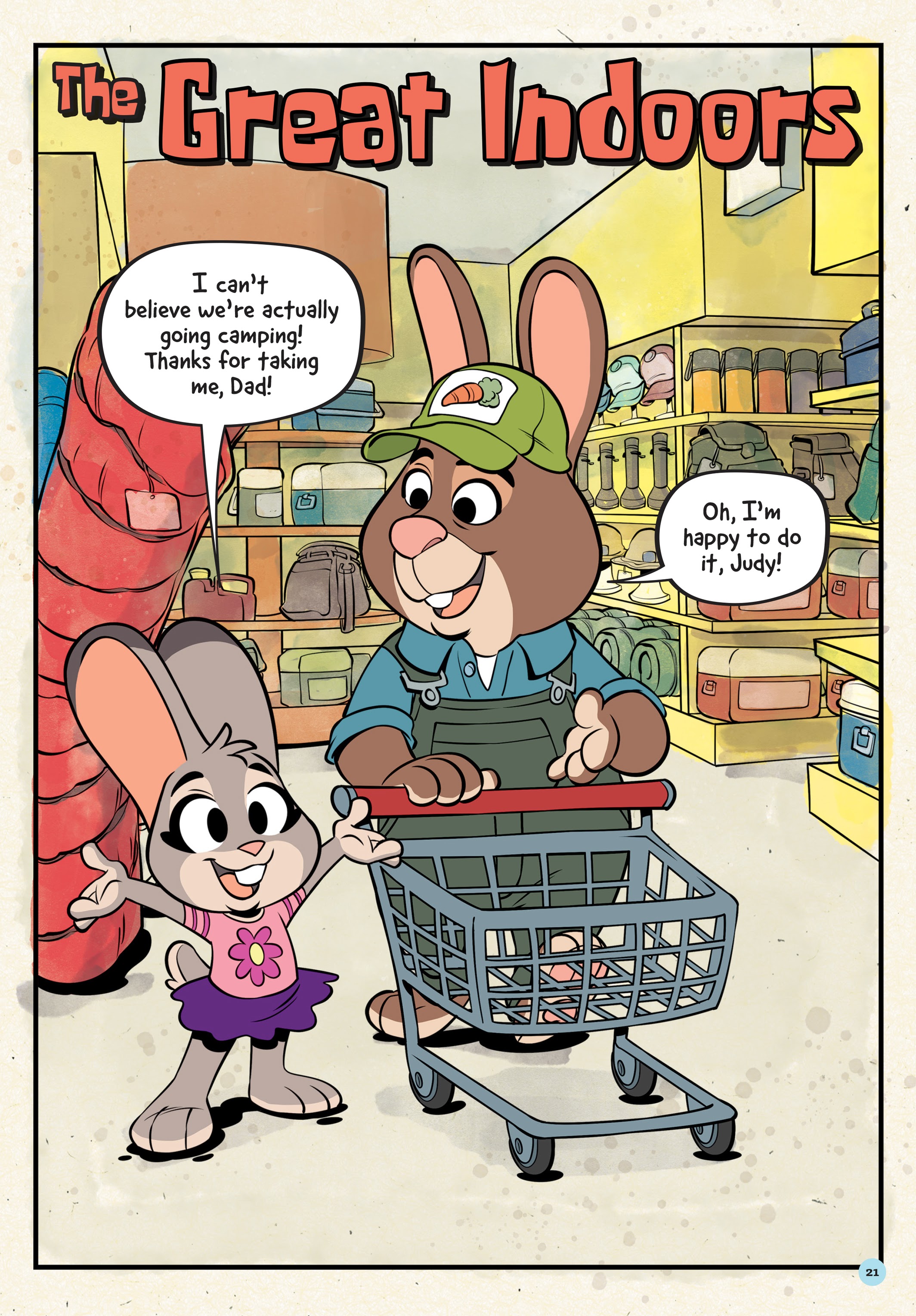 Read online Disney Zootopia: Family Night comic -  Issue # Full - 20
