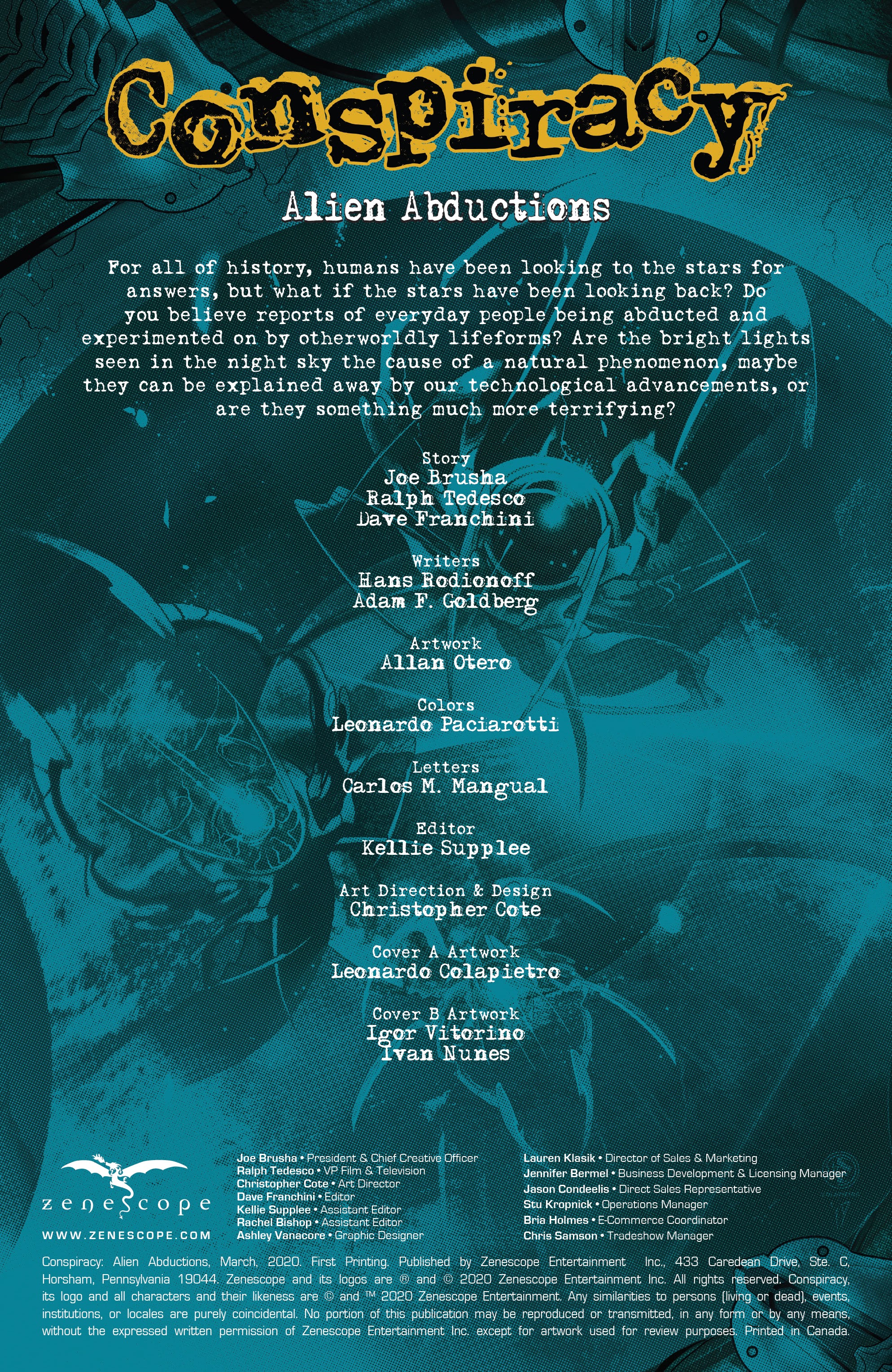 Read online Conspiracy: Alien Abductions comic -  Issue # Full - 2